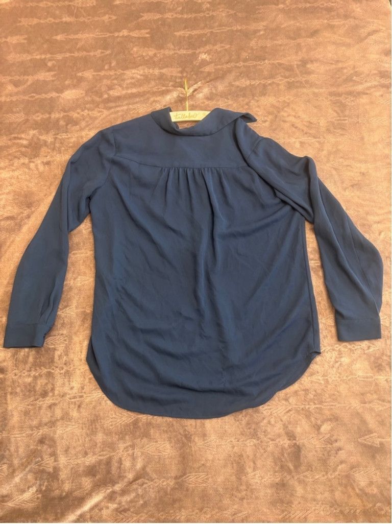 Ann Taylor Women's Ann Taylor Blouse Size SP Blue Size XS / US 0-2 / IT 36-38 - 8 Thumbnail