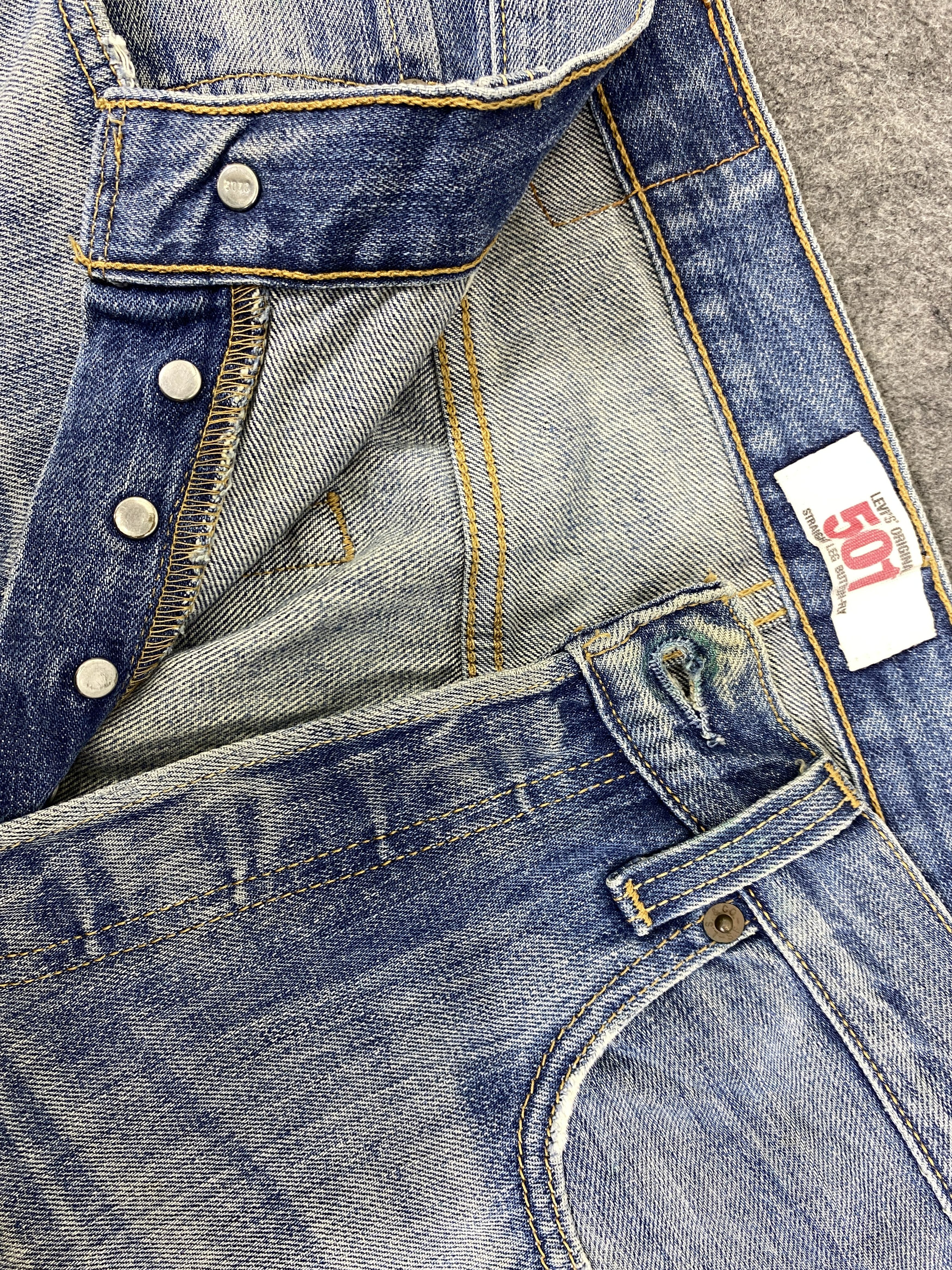 Hysteric Glamour Faded Blue Vintage Levis 501 Jeans 33x30- JN3104 Size US 33 - 7 Thumbnail