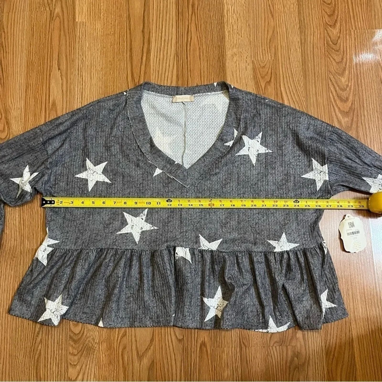Other NWT Altar'd State Womens Gray Long Sleeve Shirt Sz M Size M / US 6-8 / IT 42-44 - 8 Thumbnail