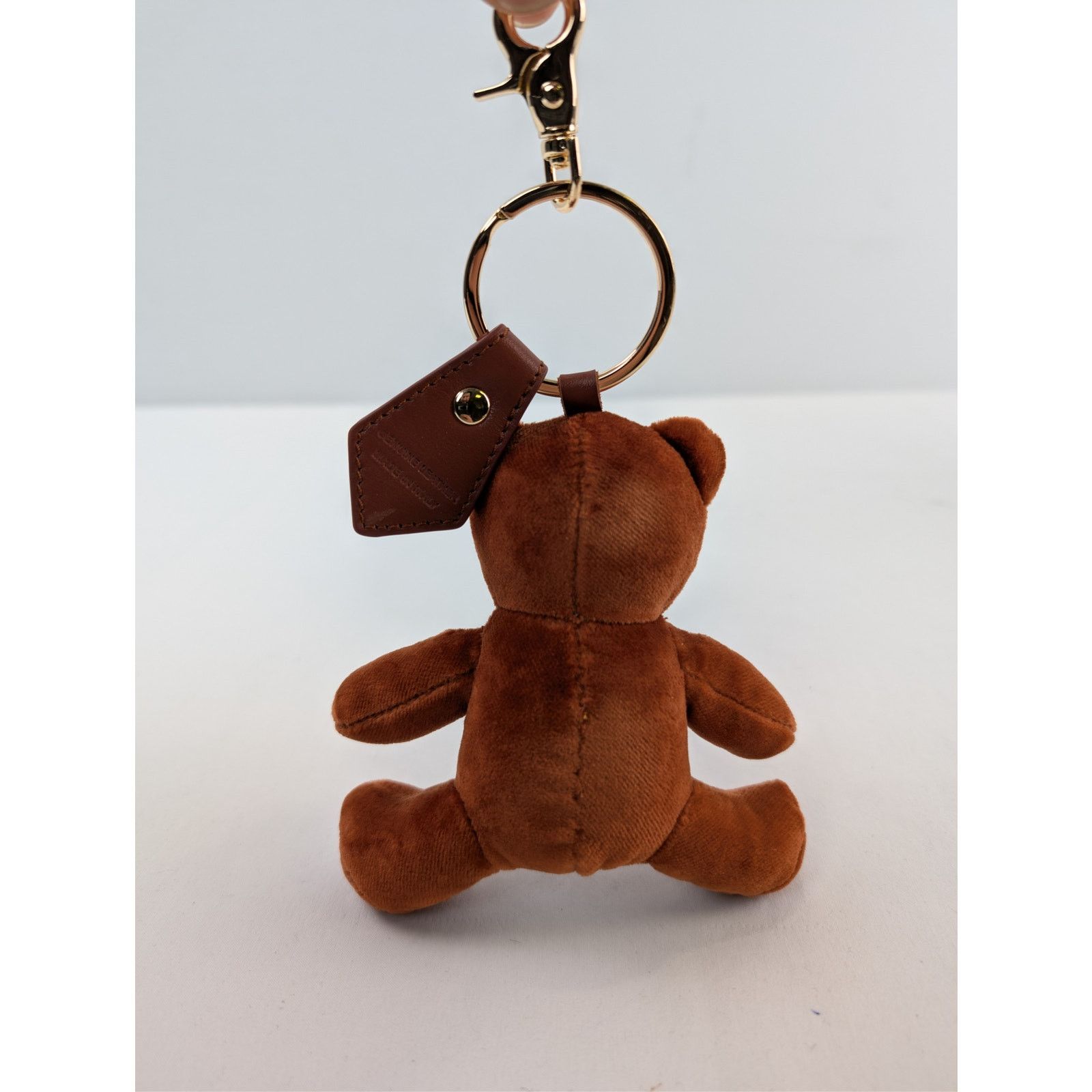 Vivienne Westwood o1rshd1 Size: OS / Teddy Bear Keyring in Burnt Orange Velvet Size ONE SIZE - 6 Thumbnail