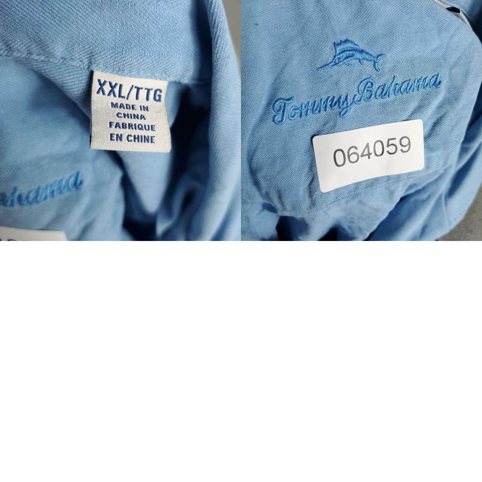 Tommy Bahama Tommy Bahama Hawaiian Shirt Mens 2XL Blue Silk Button Up Short Sleeve Faded Aloha Size US XXL / EU 58 / 5 - 8 Thumbnail