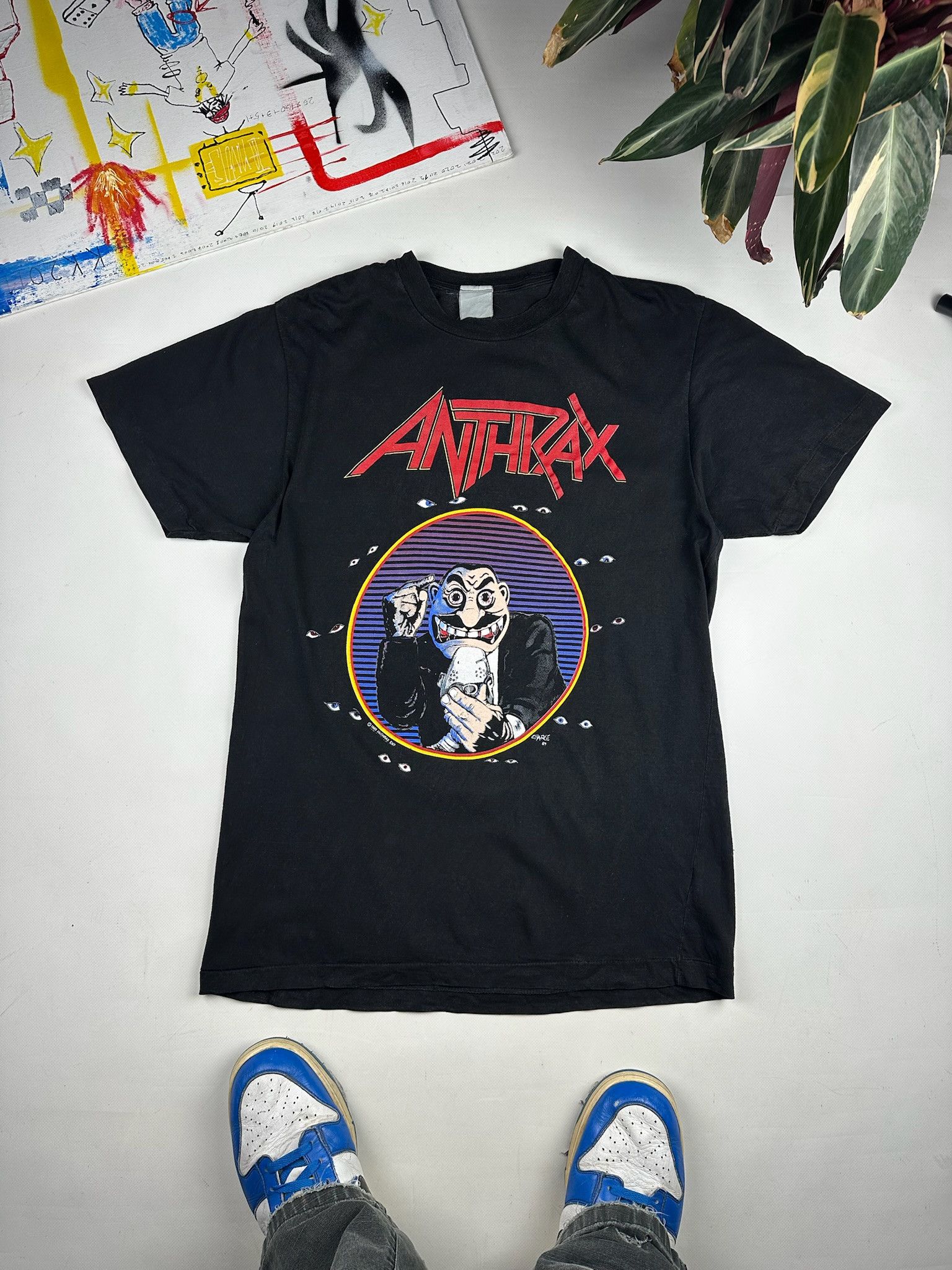 Band Tees Vintage Anthrax T Shirt Size US M / EU 48-50 / 2 - 1 Thumbnail