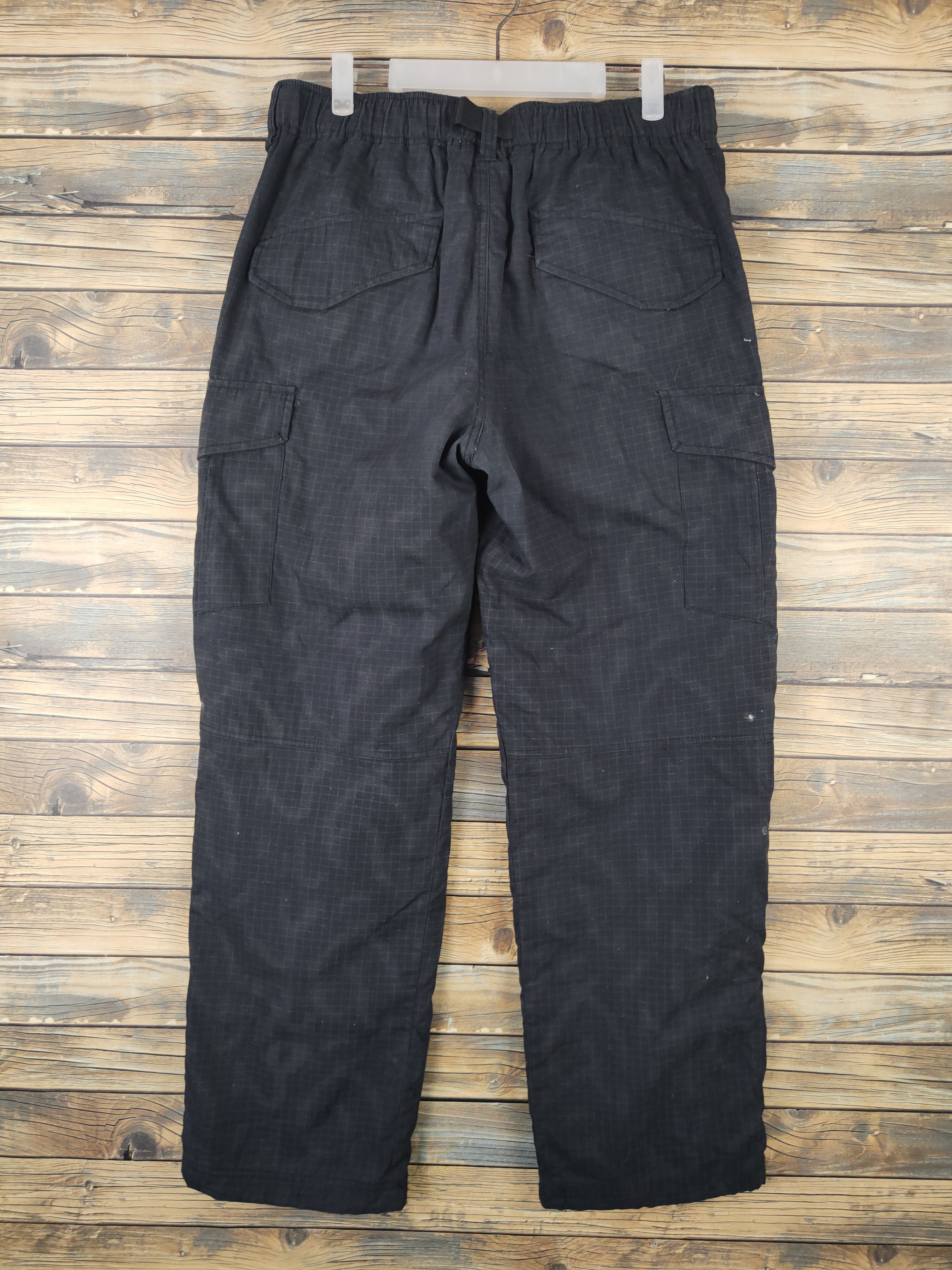 Japanese Brand Japanese Brand Black Multipocket Cargo Pants #1482 Size US 33 - 7 Thumbnail