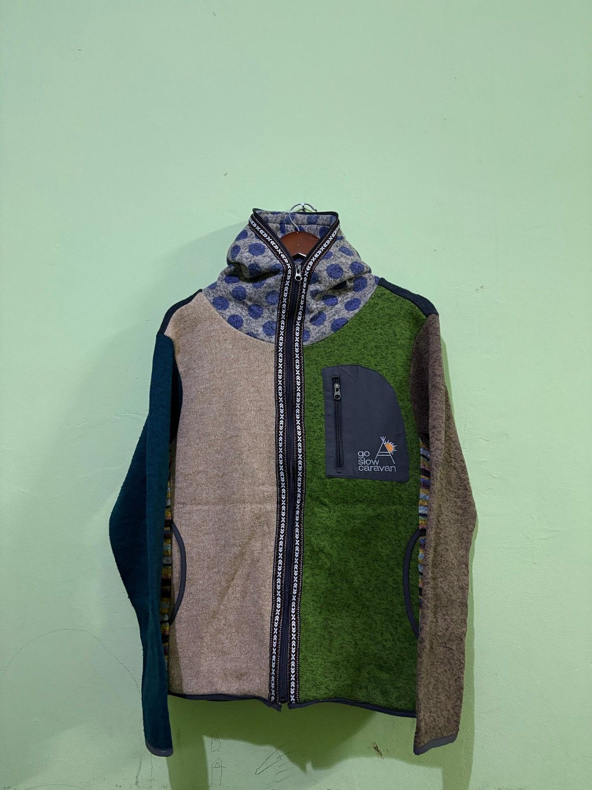 go slow caravan Go Slow Caranvan Fleece Jacket Multicolours Nice Design Size US M / EU 48-50 / 2 - 1 Thumbnail