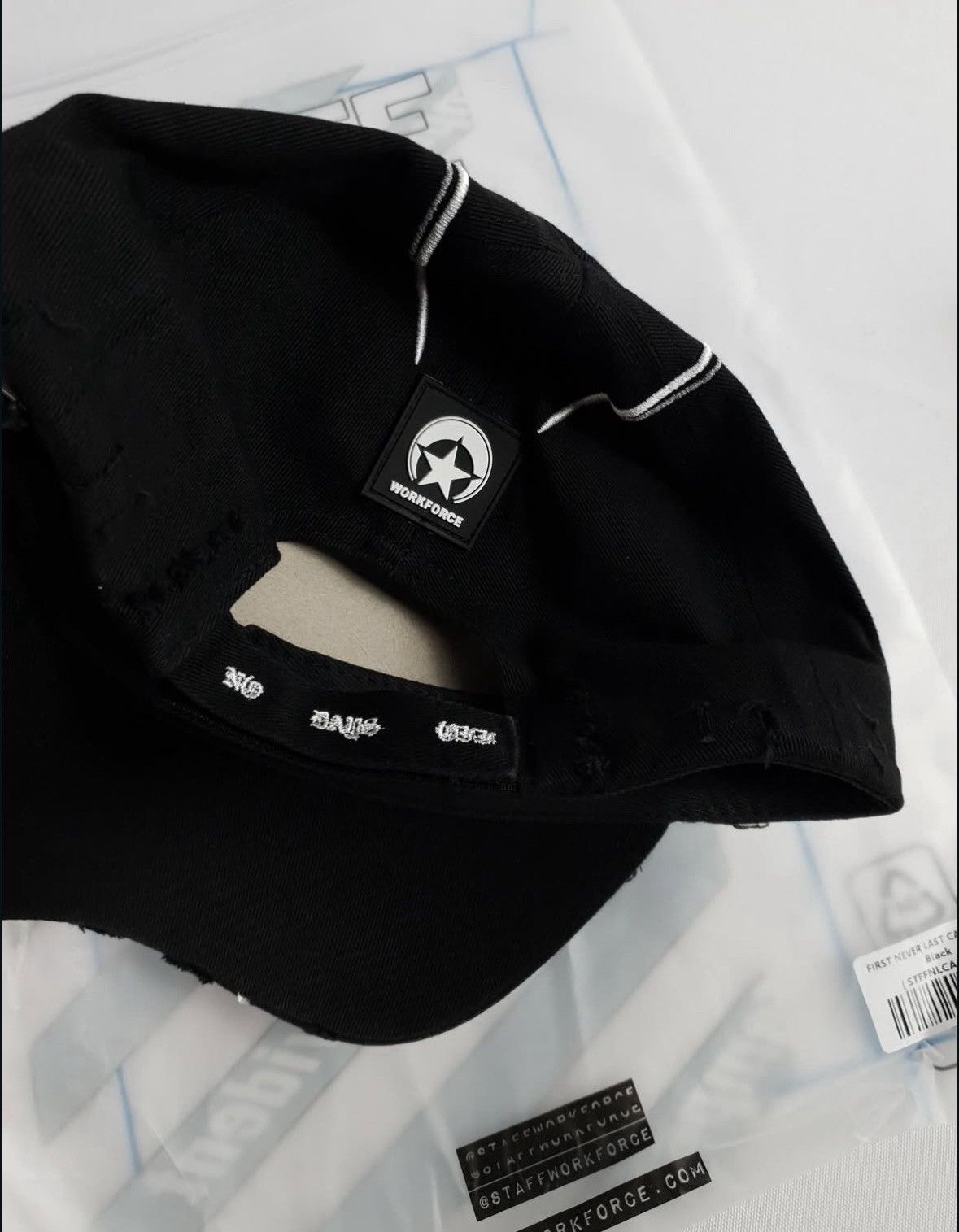 G59 Records × STAFF WORKFORCE Staffworkforce First Never Last Hat (2024) Size ONE SIZE - 2 Thumbnail