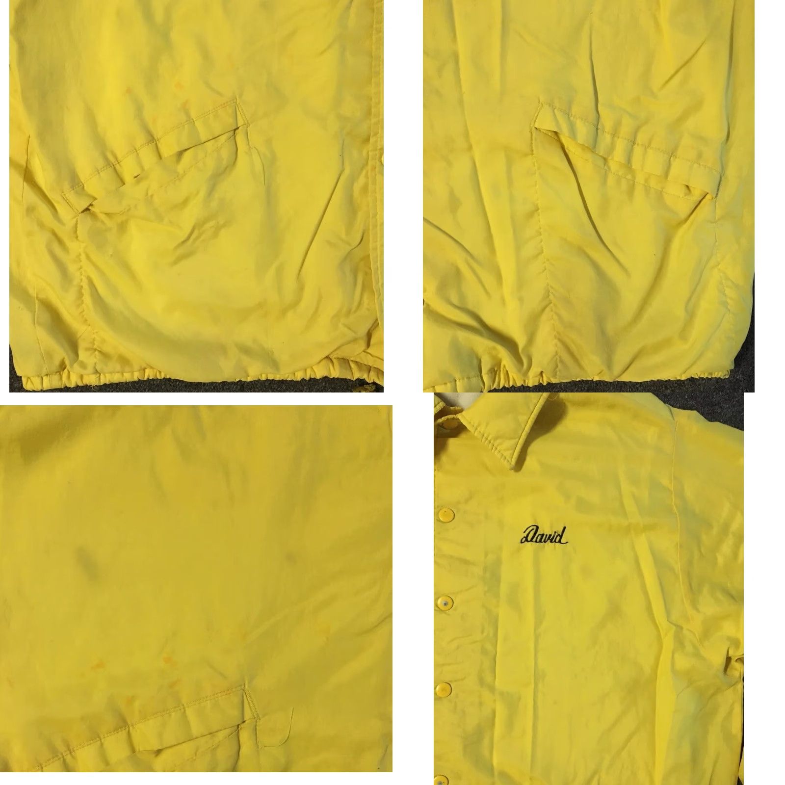 Vintage VINTAGE 90s Yellow Rose Tavern Faded Distress Pool Hall Jacket XL Grunge Bowling Bar Size US XL / EU 56 / 4 - 8 Thumbnail