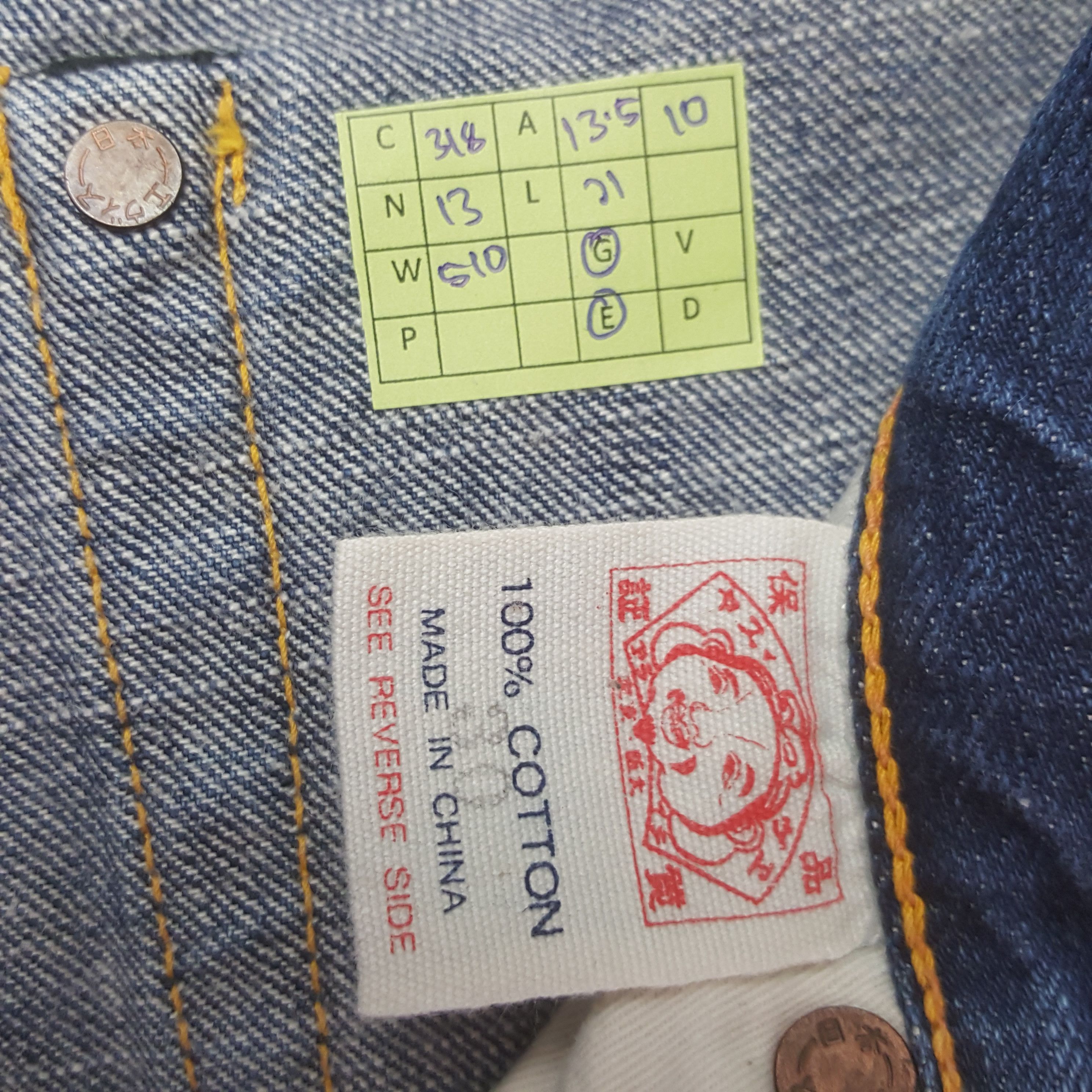 Evisu Vintage Evisu Japanese Daicock Custom Shorts Jeans C318N13 Size US 27 - 6 Thumbnail