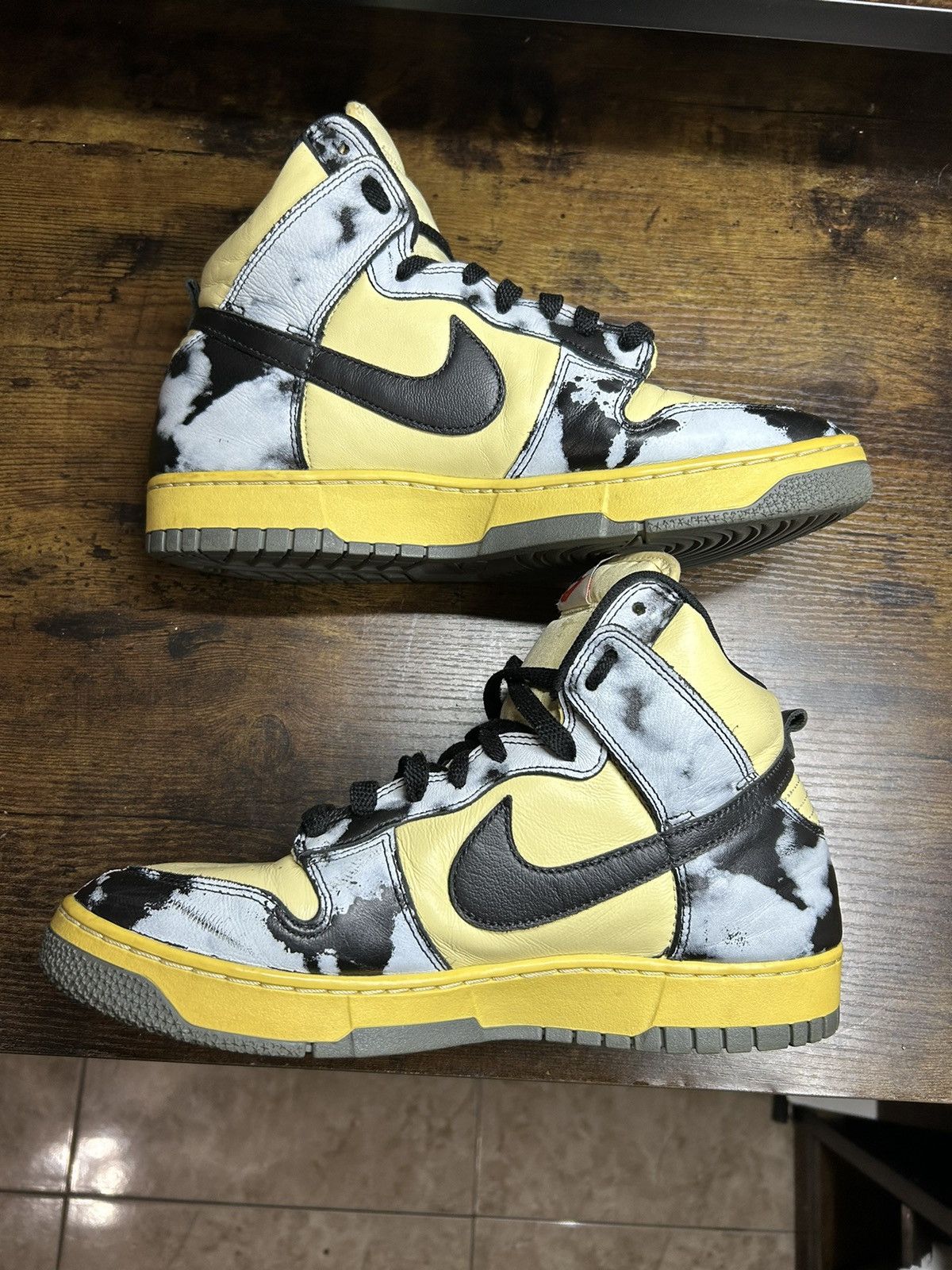 Nike Nike Dunk High 1985 ‘Black Acid Wash’ Size US 9.5 / EU 42-43 - 1 Thumbnail