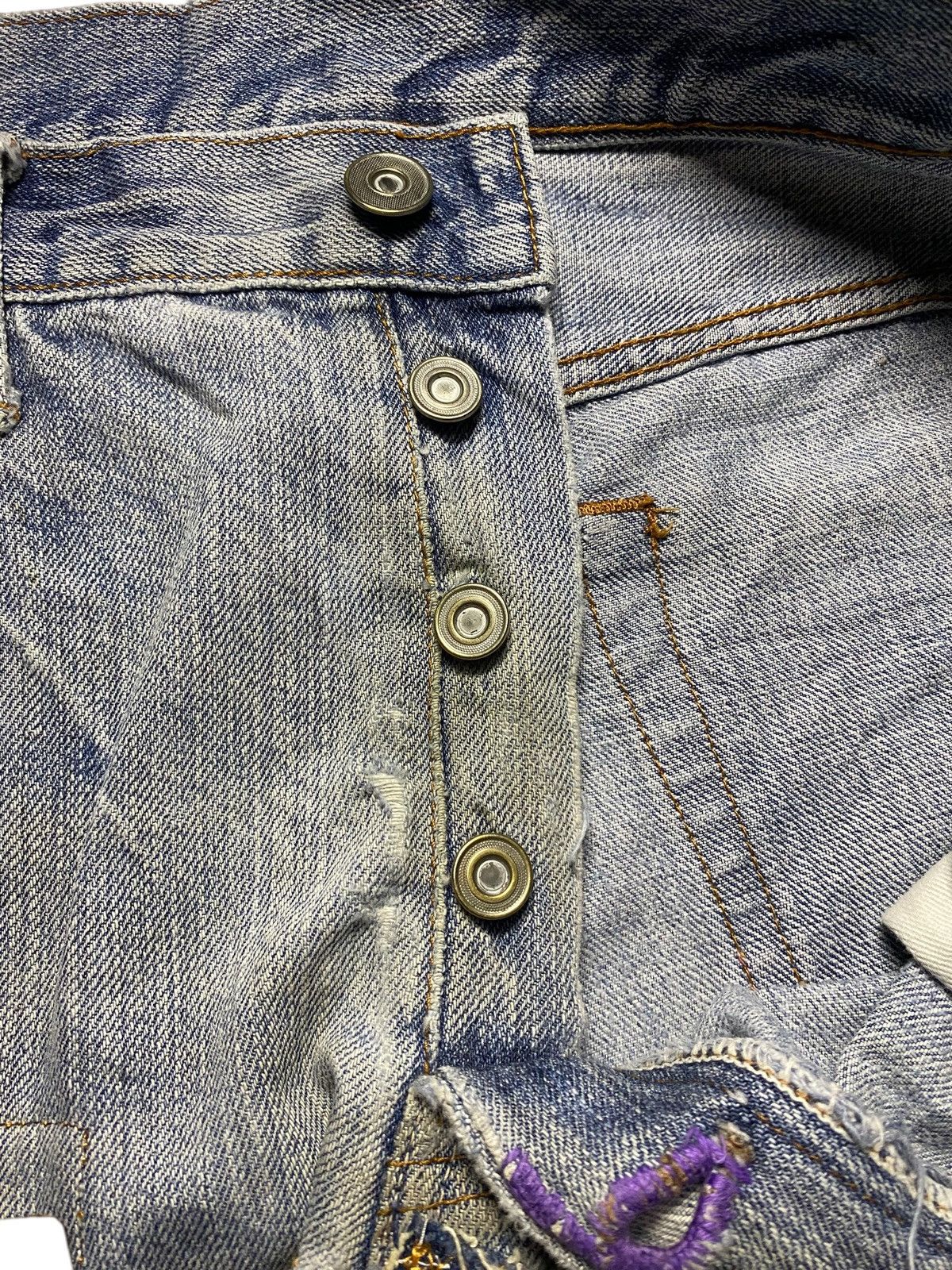 Japanese Brand Vintage Japanese Brand Shashiko Boro Distressed Jeans Size US 33 - 11 Thumbnail