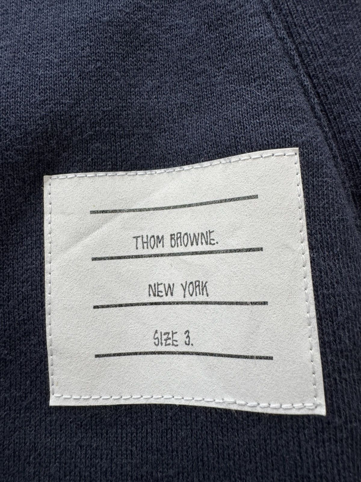 Thom Browne Navy classic hoodie Size US M / EU 48-50 / 2 - 2 Thumbnail