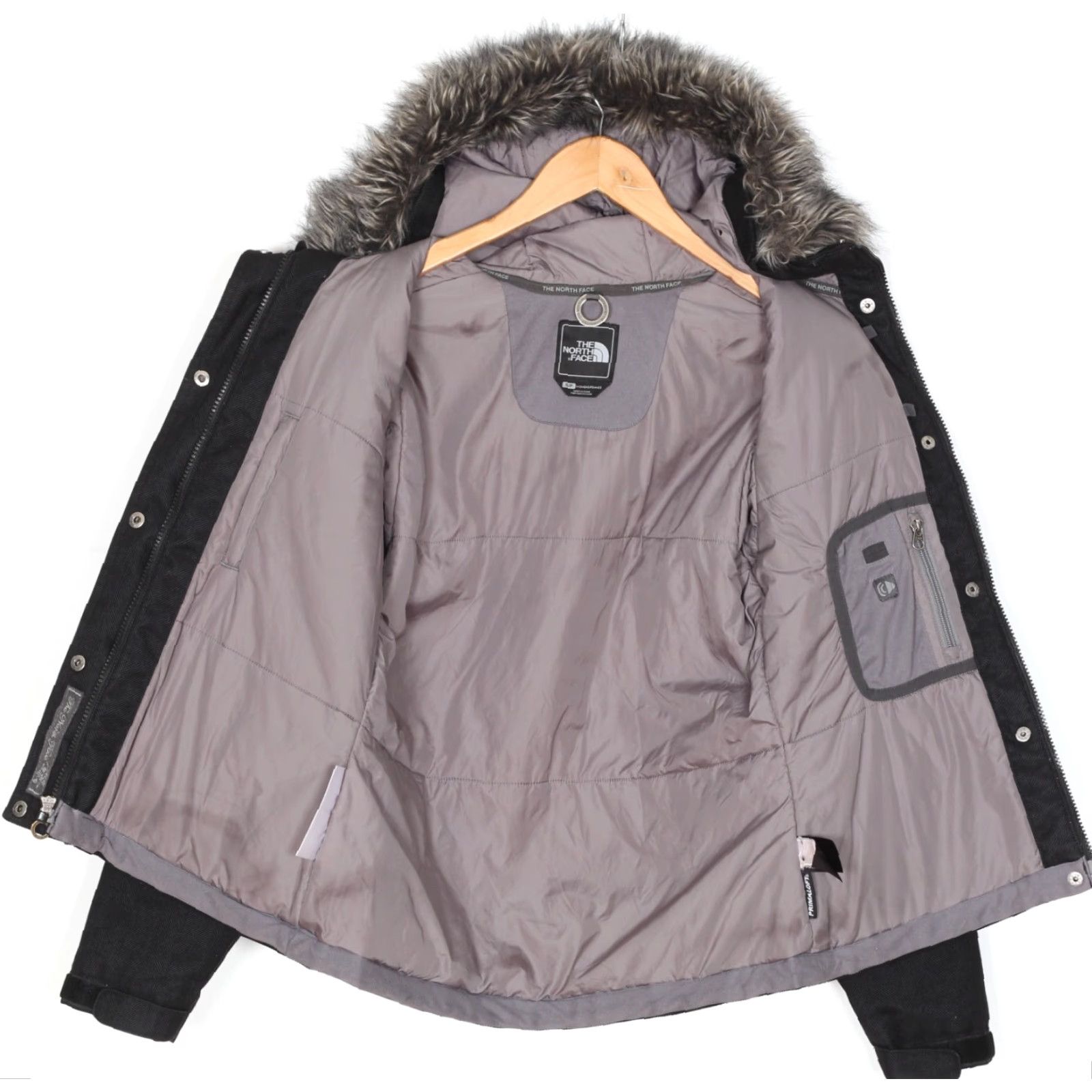 The North Face The North Face Jacket Women S Fur Hooded Primaloft Insulated Size S / US 4 / IT 40 - 6 Thumbnail