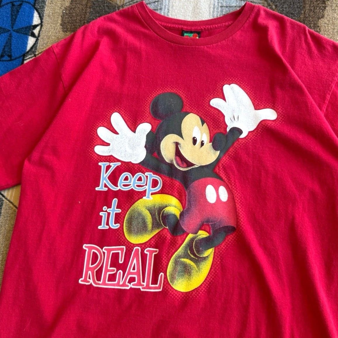 Mickey Unlimited VINTAGE Mickey Unlimited 90s T-Shirt XL Men Mickey Mouse Disney Red Short Sleeve 1990s Mens Size US XL / EU 56 / 4 - 4 Thumbnail