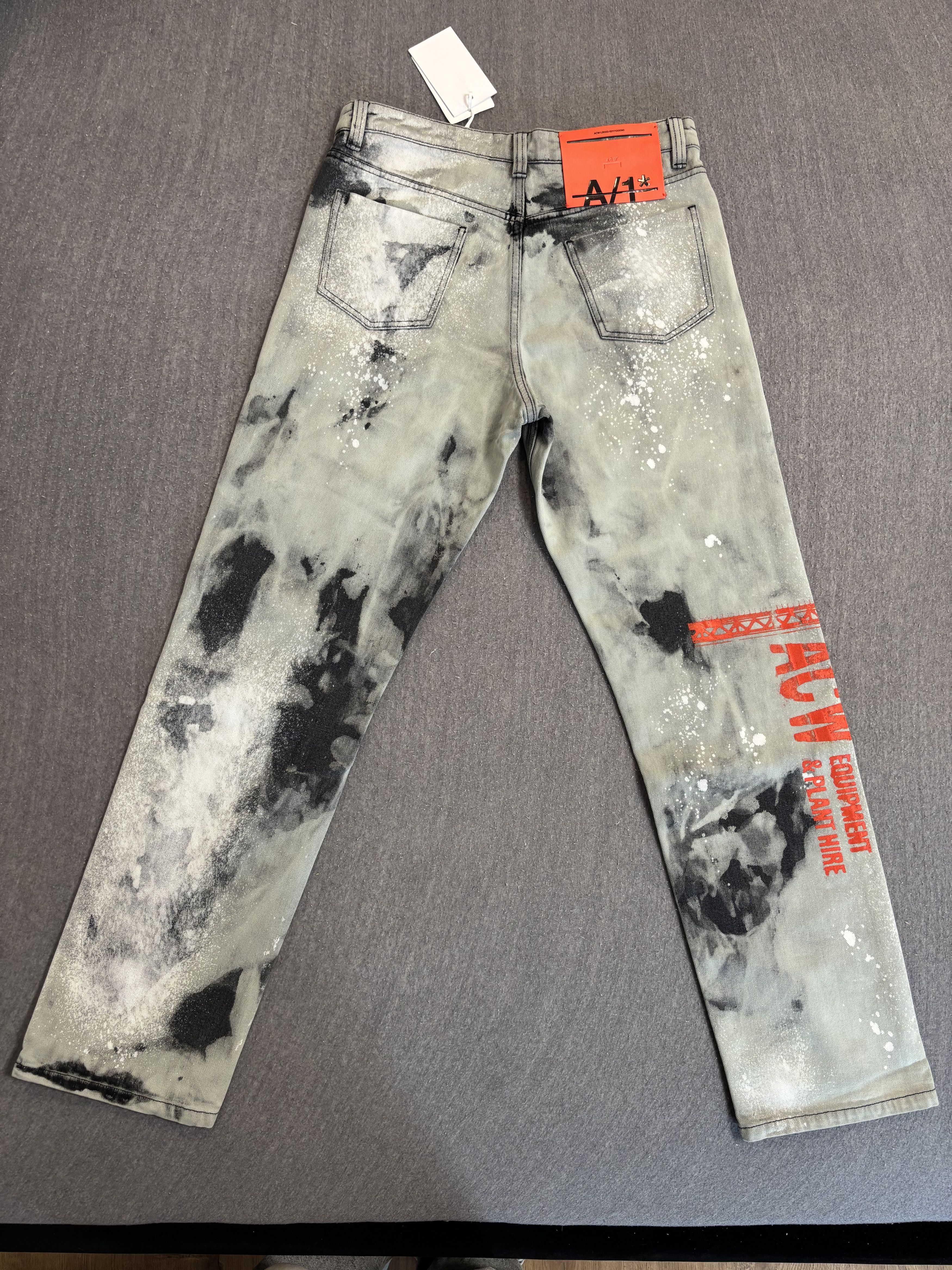 A-COLD-WALL* A-Cold-Wall Man's Tie-die Denim pants Size US 32 / EU 48 - 4 Thumbnail