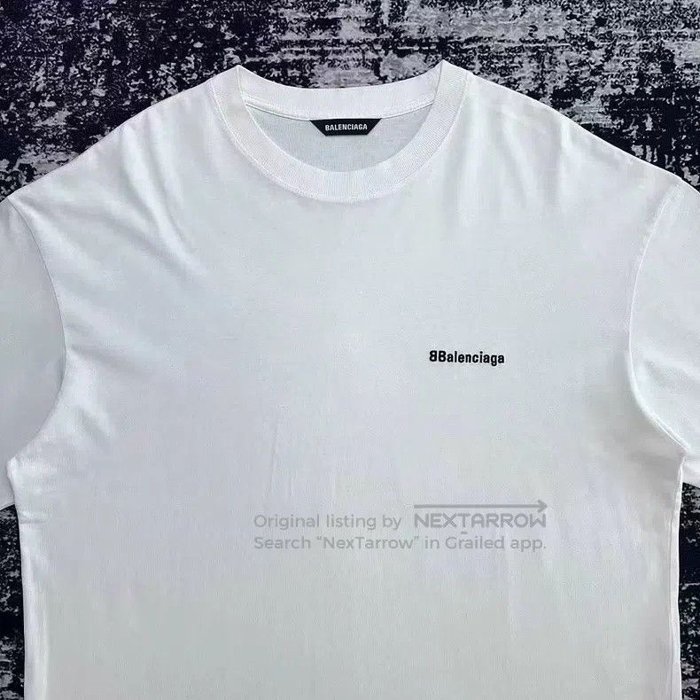 Balenciaga Balenciaga Letter Logo Micro-label Short Sleeve T-Shirt Size US S / EU 44-46 / 1 - 2 Thumbnail