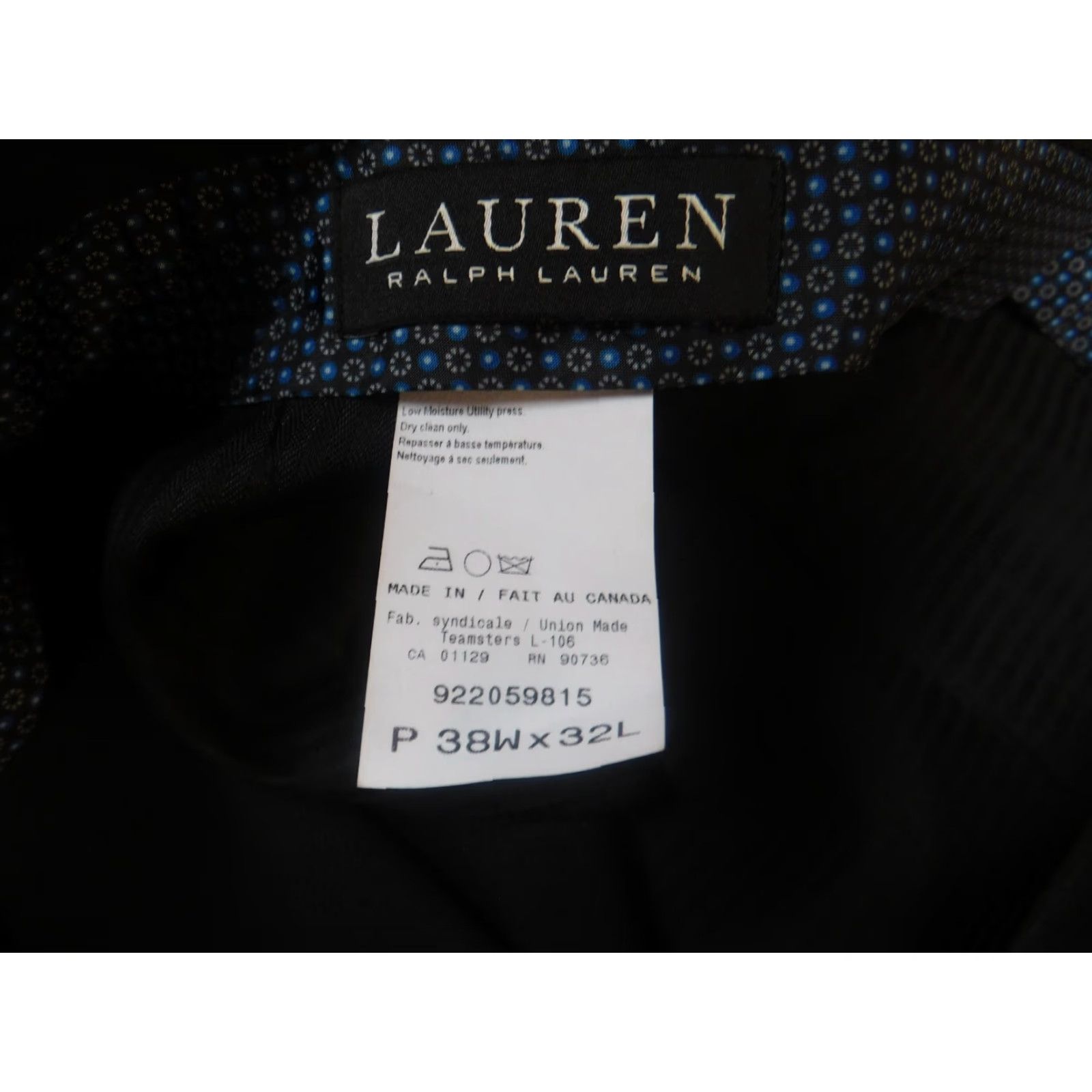 Ralph Lauren Lauren Ralph Lauren Pants Mens 38x32 gray straight classic casual business Dress Pants Mens 38 Gray Size US 38 / EU 54 - 4 Thumbnail