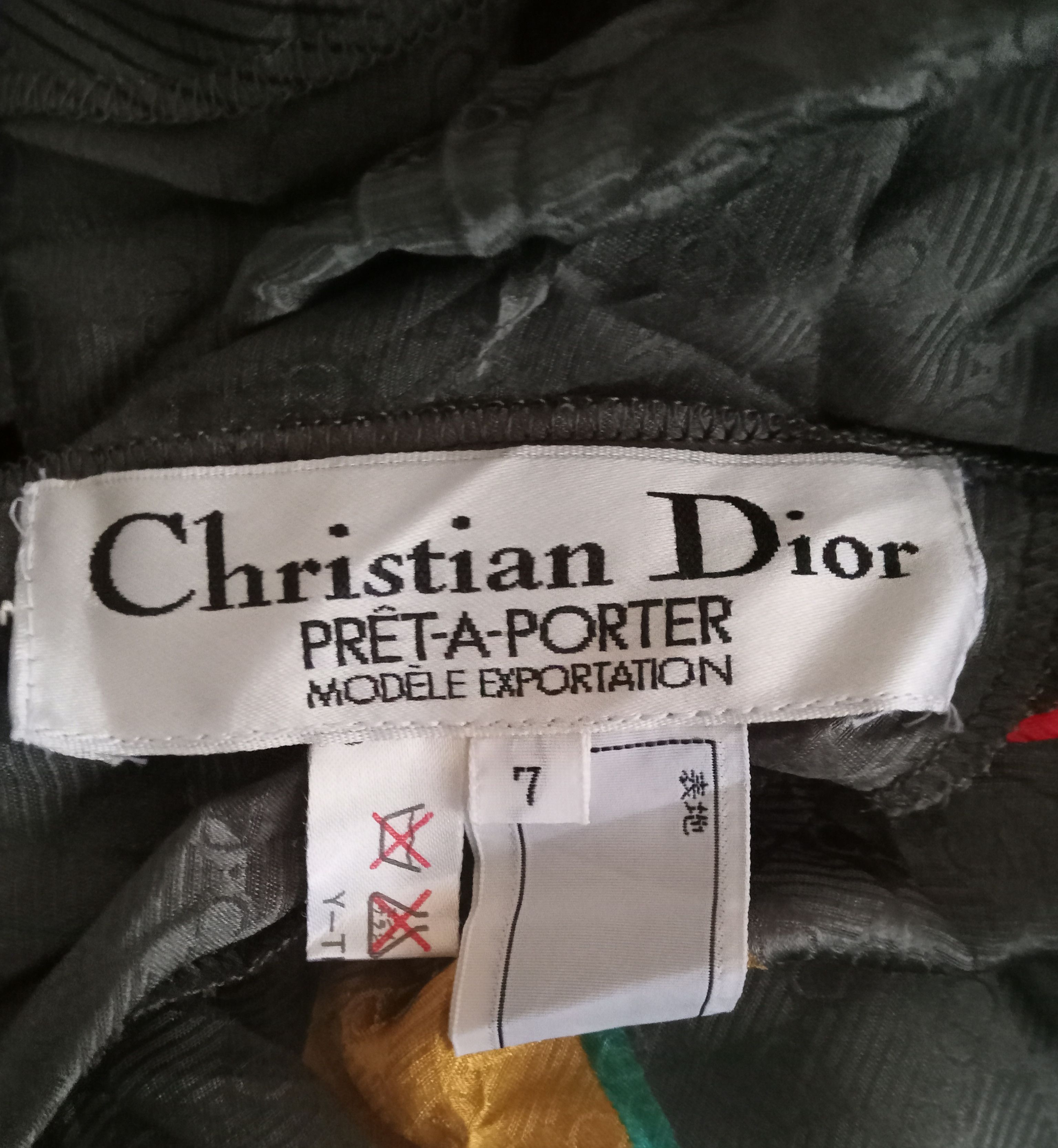 Christian Dior Monsieur Christian Dior Pret A Porter Modele Exportation Rare Dress Size M / US 6-8 / IT 42-44 - 3 Thumbnail