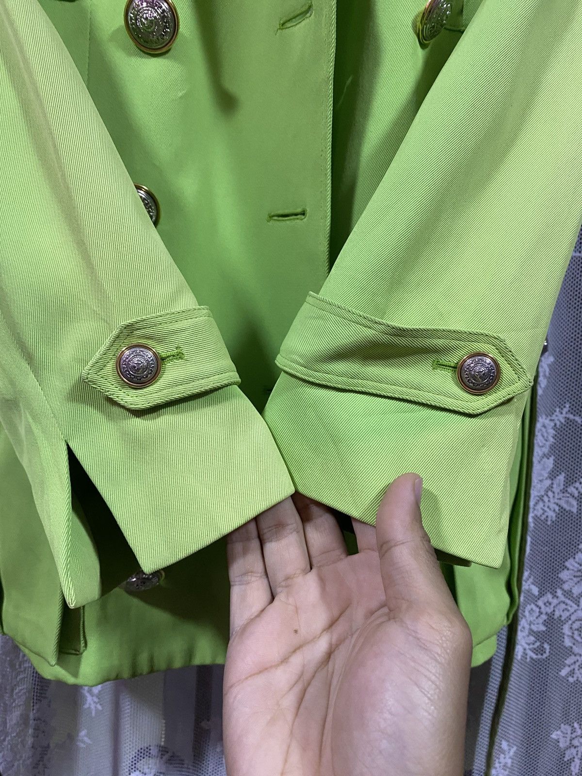 Versace Vintage 70s Gianni Versace Collection Double Breasted Jacket Size S / US 4 / IT 40 - 7 Thumbnail