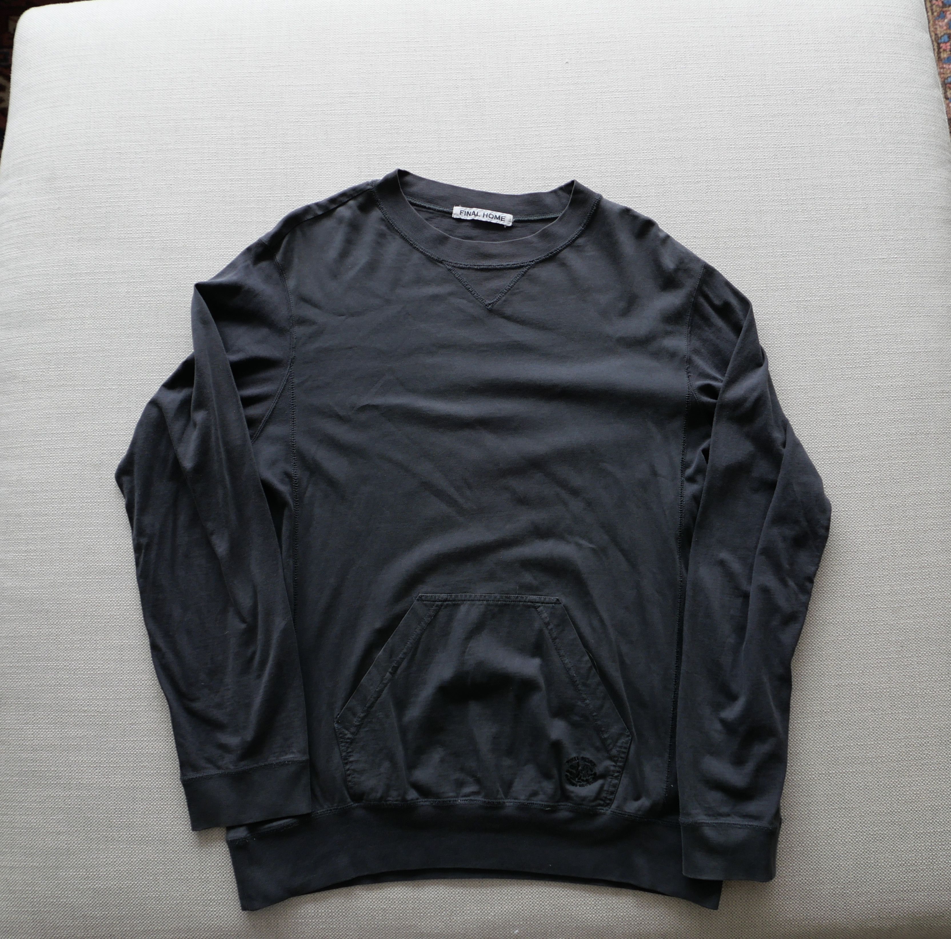 Final Home Vintage Washed Crewneck With Kangaroo Pocket Size US M / EU 48-50 / 2 - 1 Thumbnail