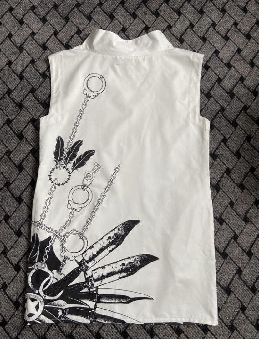 Diesel Archive Diesel dress print knife Avant Garde shirt graphic Size M / US 6-8 / IT 42-44 - 5 Thumbnail