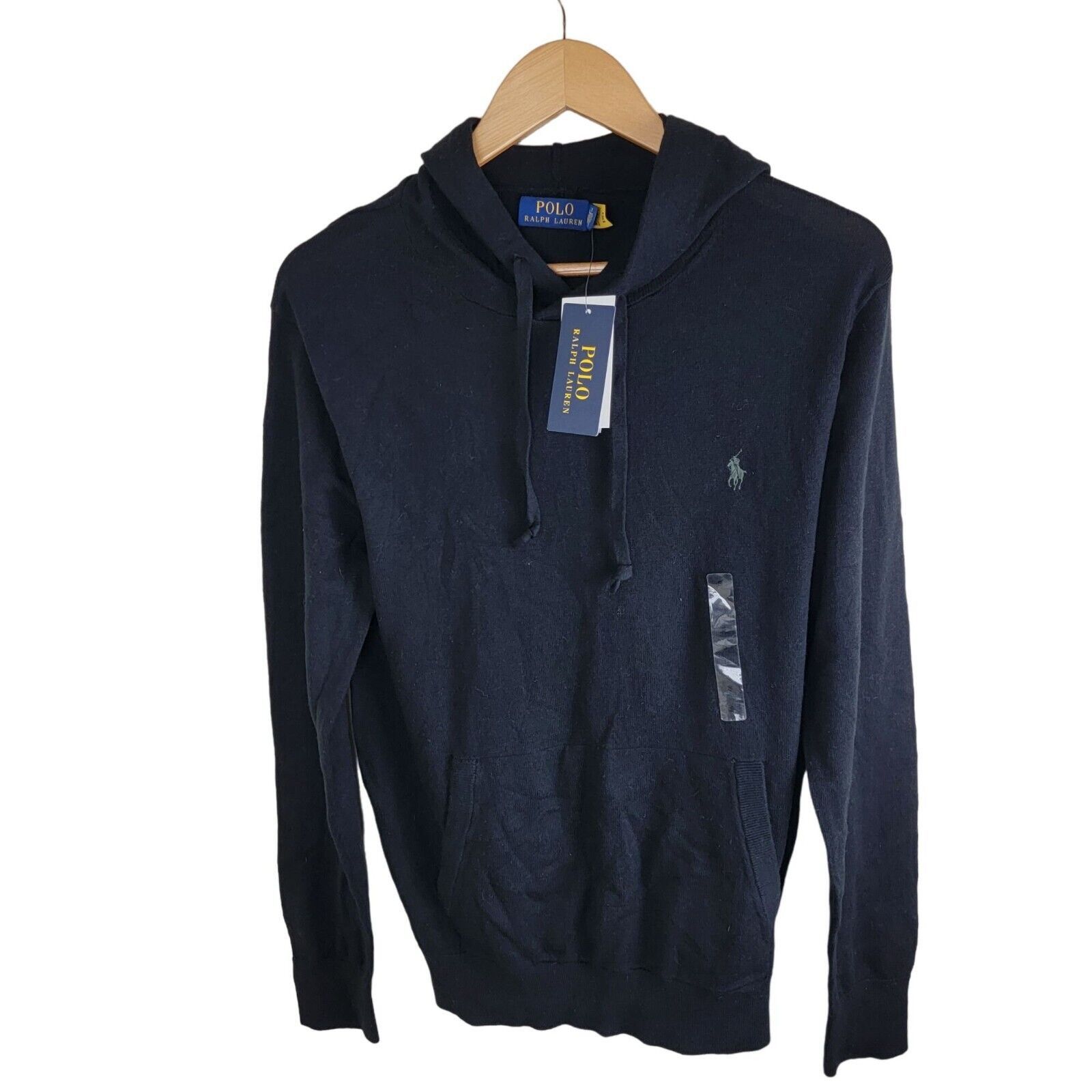 Polo Ralph Lauren Polo Ralph Lauren Cotton Cashmere Long Sleeve Hooded Tee Size US M / EU 48-50 / 2 - 2 Thumbnail