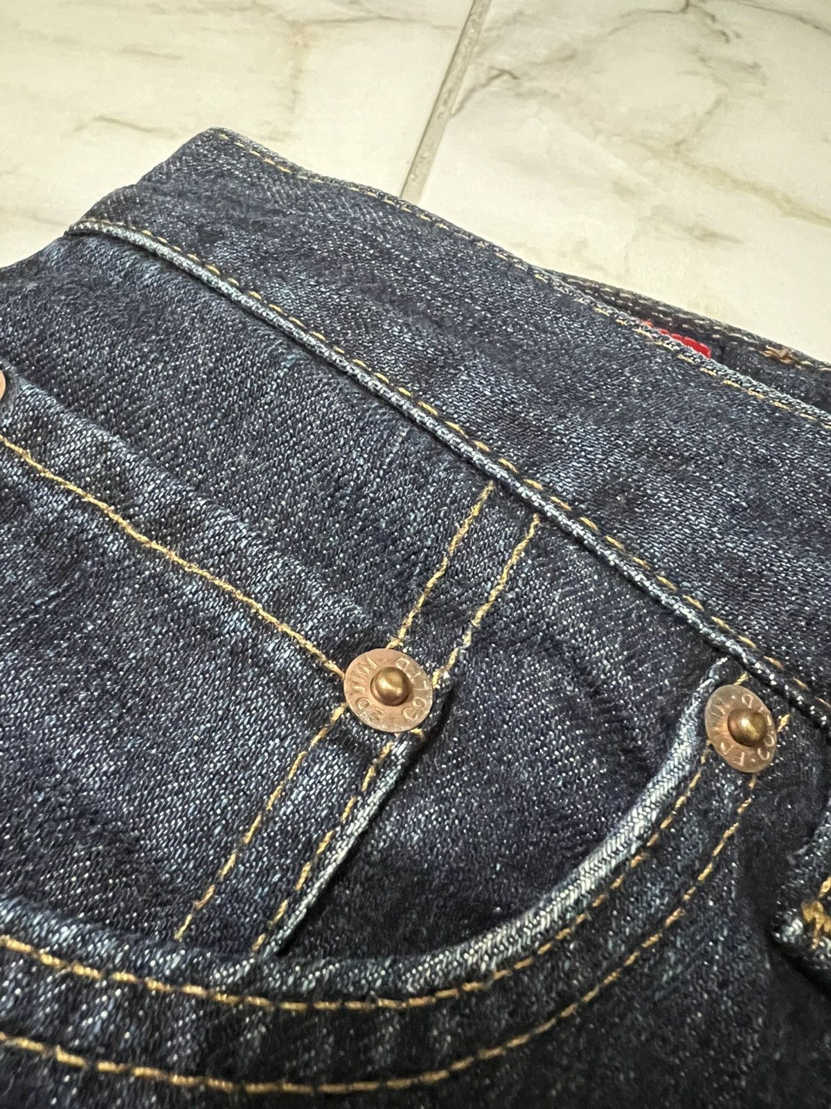 Edwin × If Six Was Nine × Japanese Brand 💥Baggy💥Vintage Edwin 503z Washed Distress Jean Size US 29 - 8 Thumbnail