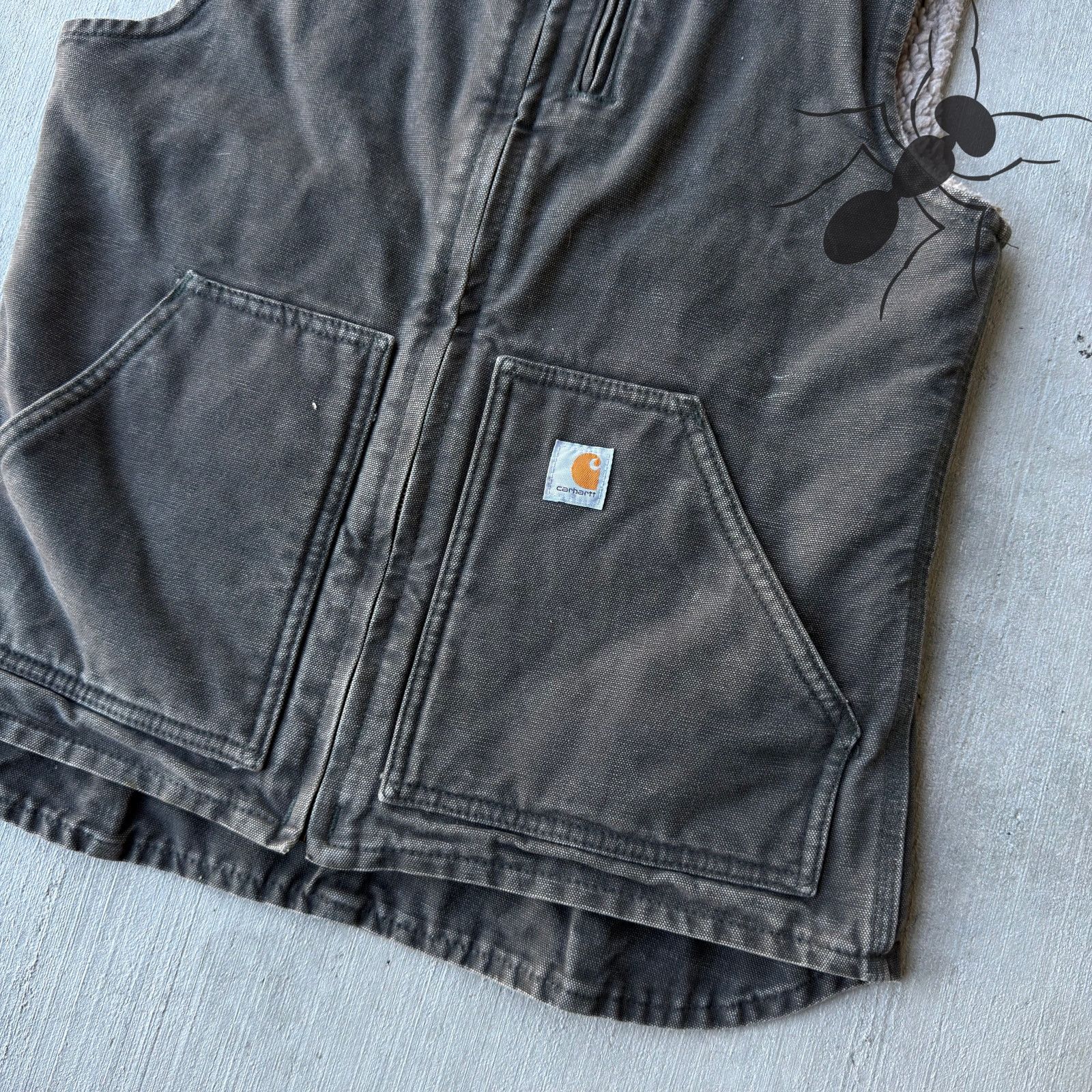 Carhartt × Vintage Carhartt WOMENS WV001 dark green work wear vest Size US XS / EU 42 / 0 - 2 Thumbnail