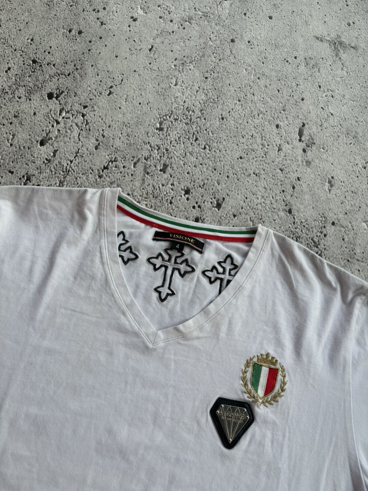 Hysteric Glamour Y2k Visione Diamon logo tshirt Size US L / EU 52-54 / 3 - 5 Thumbnail