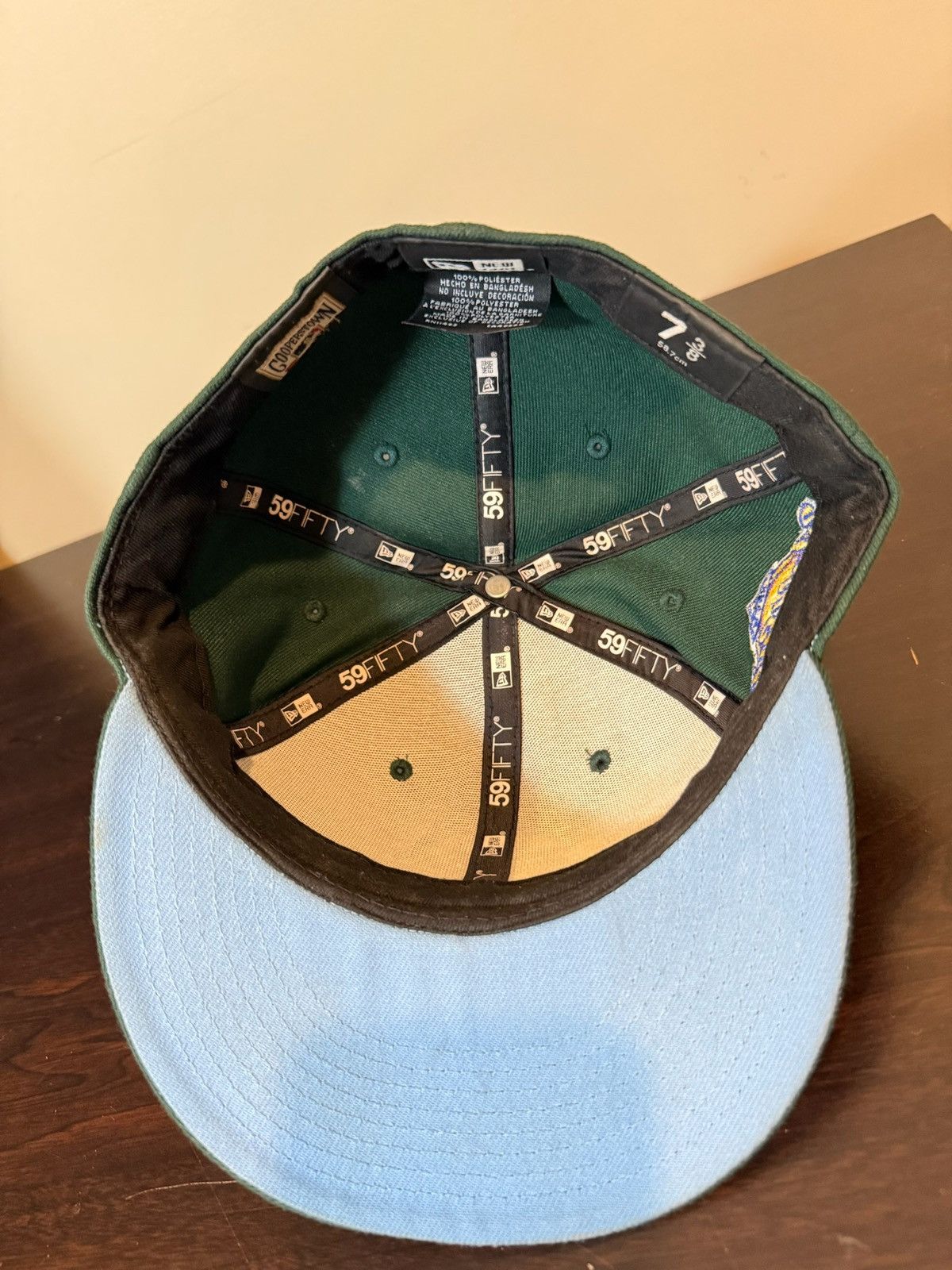 Hat Club × New Era Forest Green Yankees Hat Club x New Era Fitted Cap Size 26 - 4 Thumbnail