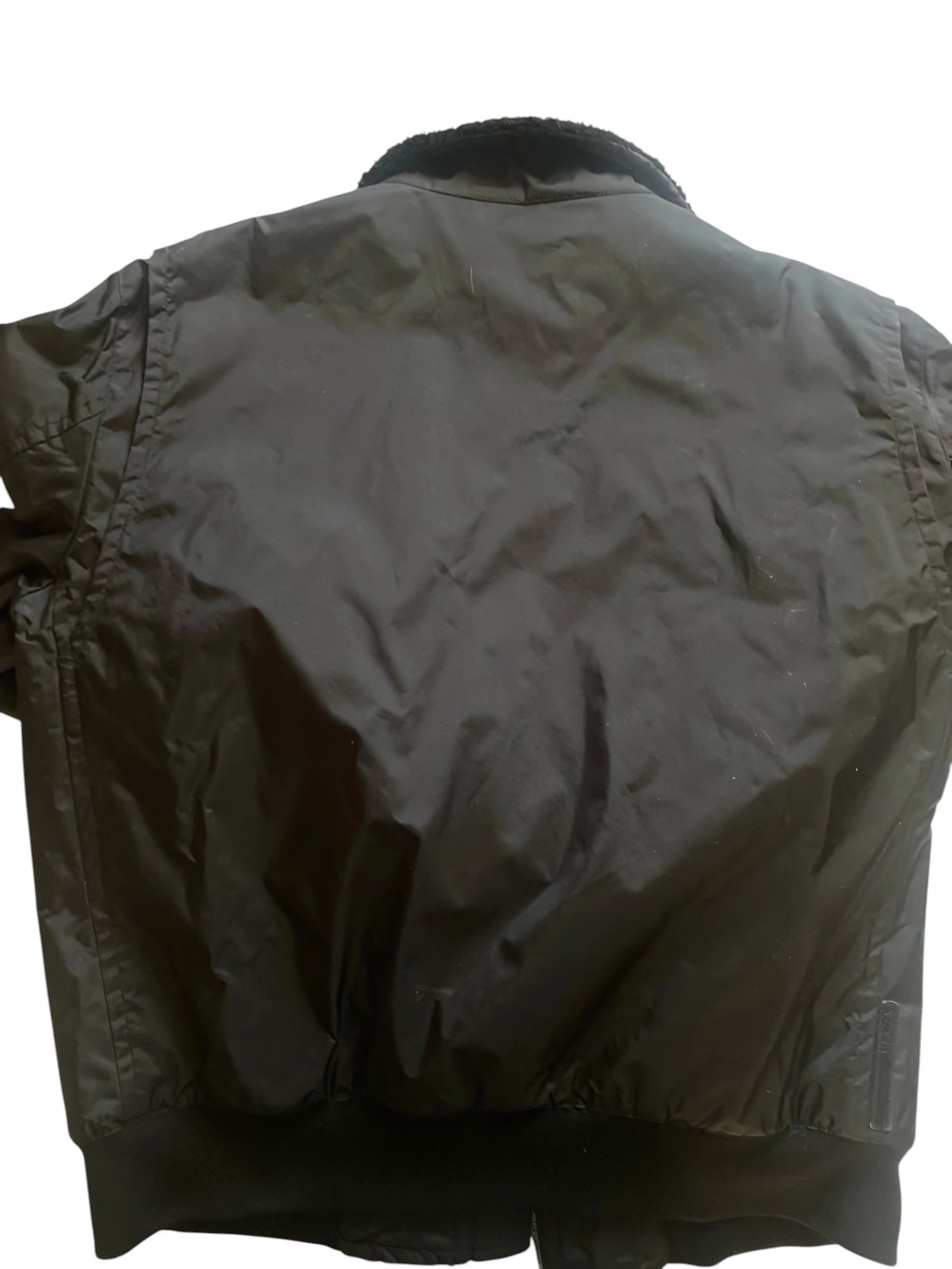 Prada FUR COLLAR GORE TEX NYLON BIKER BOMBER JACKET Size US XXL / EU 58 / 5 - 2 Thumbnail
