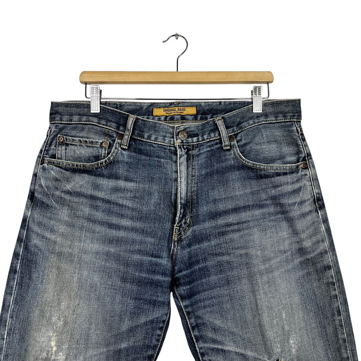 14th Addiction Vintage Japanese Designer Distressed Denim Size US 36 / EU 52 - 2 Thumbnail
