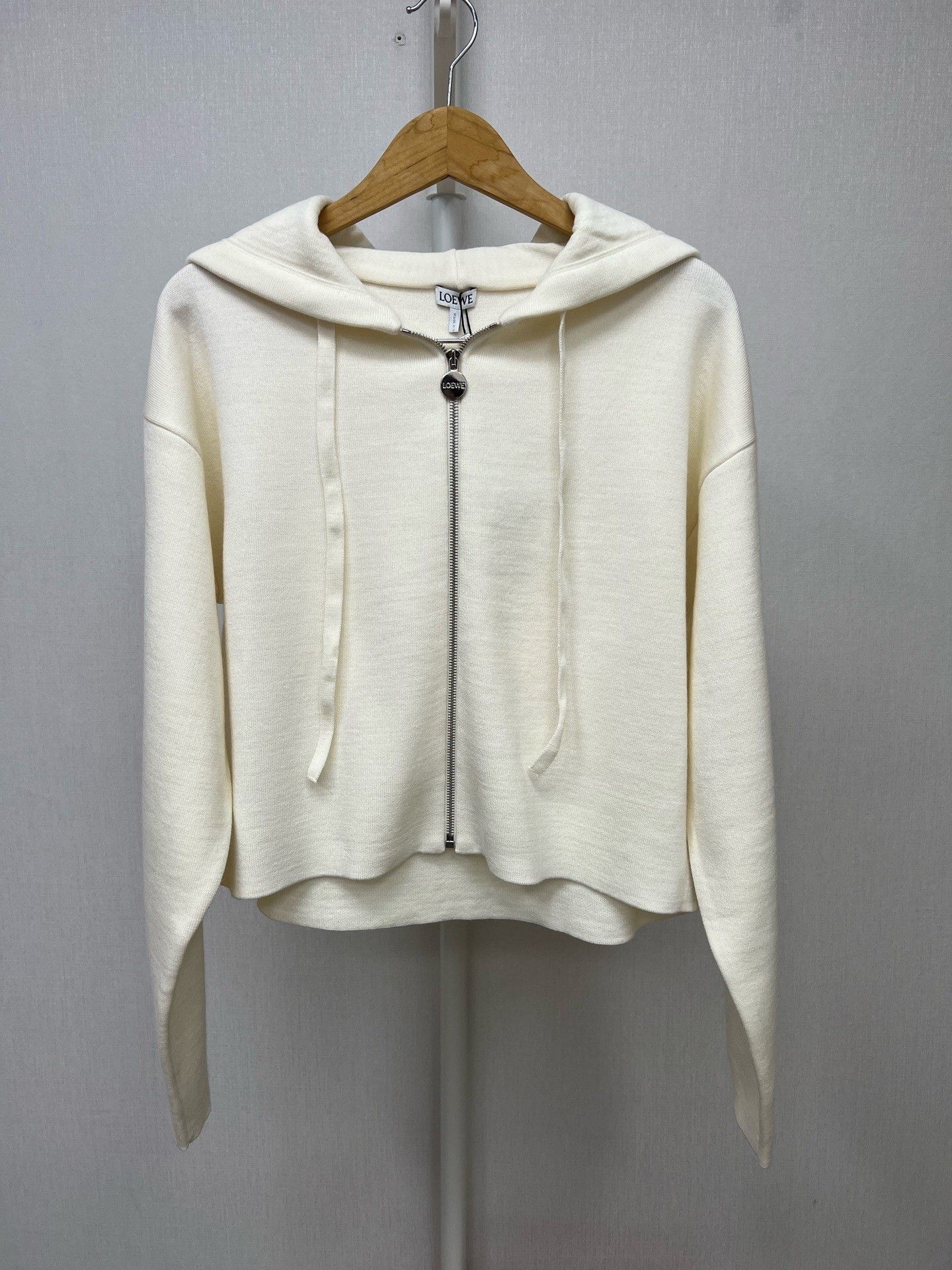 Loewe Loewe Anagram Embossed Wool Zip Hoodie XS Size XS / US 0-2 / IT 36-38 - 1 Thumbnail