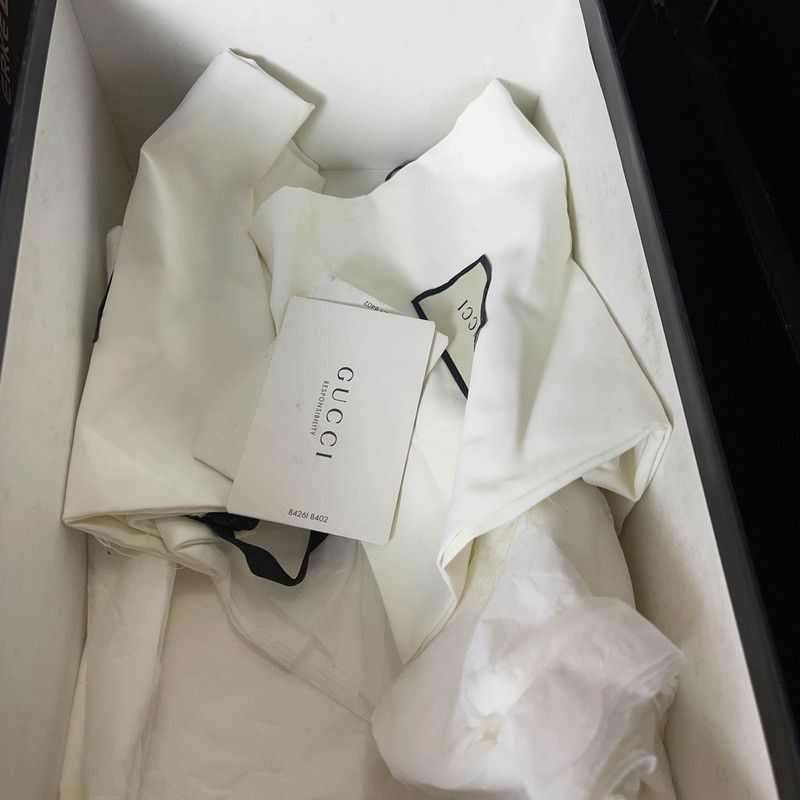 Gucci Gucci Screener Green Leather Sneakers - Size US 10.5 / EU 43-44 - 8 Thumbnail