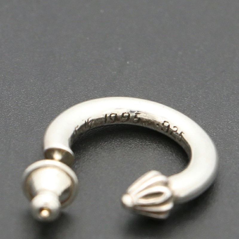 Chrome Hearts Chrome Hearts Plain Hoop Earring Size ONE SIZE - 4 Thumbnail