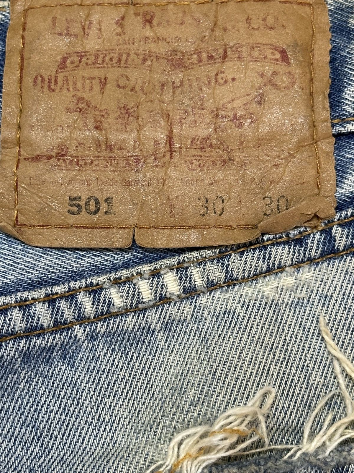 Levi's Vintage 90s Usa Levis 501 Blue Faded Wash Style Jeans Size US 29 - 9 Thumbnail