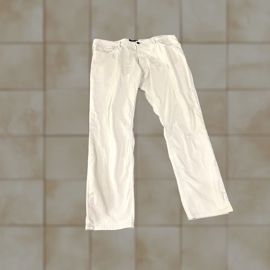 Massimo Dutti Massimo Dutti Jeans Mens 36 White Regular Straight Leg Denim Light Wash Shirt? Size US 36 / EU 52 - 1 Thumbnail