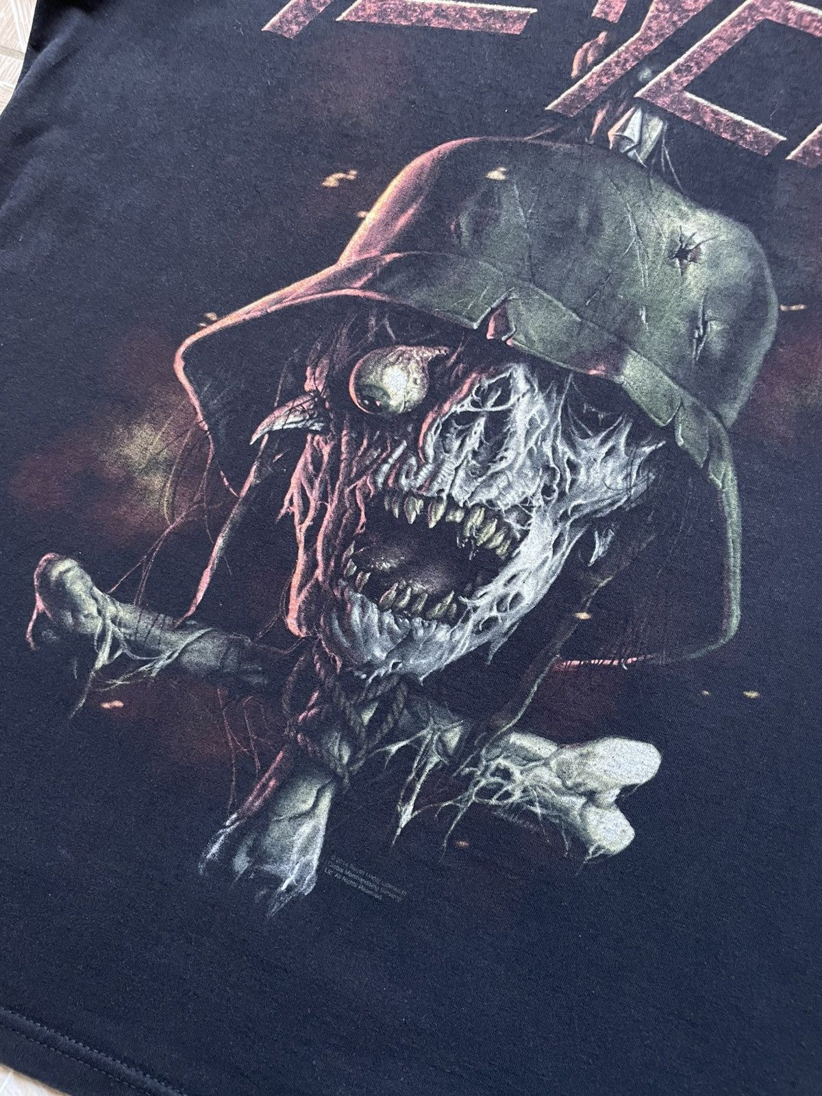 Band Tees Rare Y2K Vintage Slayer Soldier Big Logo 2014 Tee L Black Size US L / EU 52-54 / 3 - 3 Thumbnail