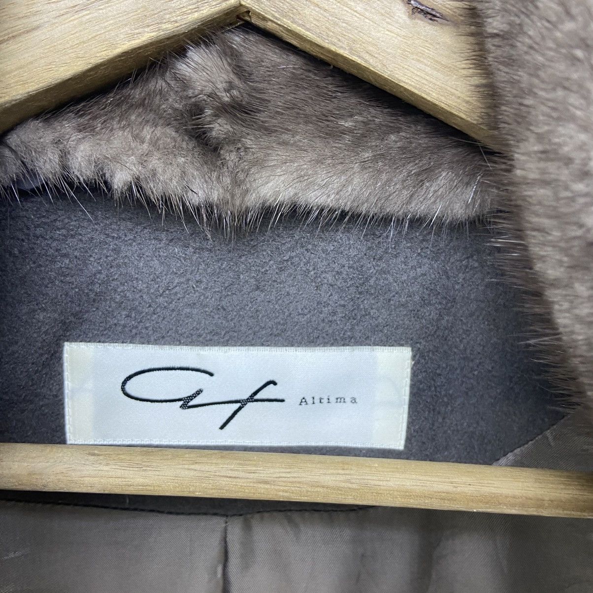 Other Altima Loro Piana Wool Cashmere + Mink Fur Long Coat Size M / US 6-8 / IT 42-44 - 13 Thumbnail