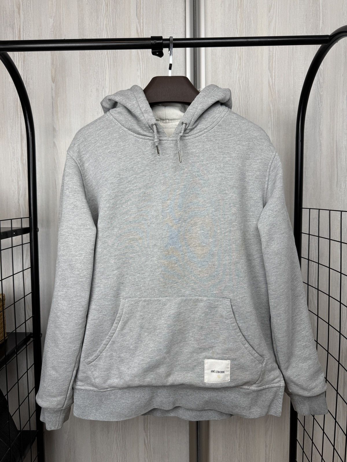 Aime Leon Dore Aime Leon Dore vintage grey distressed faded grey hoodie Size US L / EU 52-54 / 3 - 2 Thumbnail