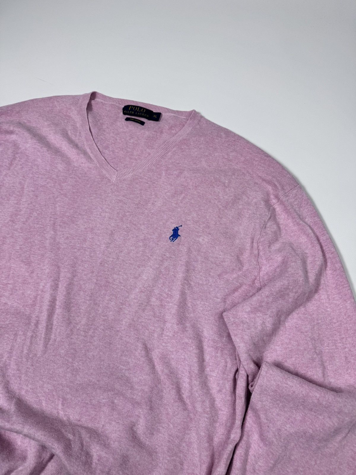 Polo Ralph Lauren Polo Ralph Lauren Pink Knit Sweater men’s Size US XL / EU 56 / 4 - 2 Thumbnail