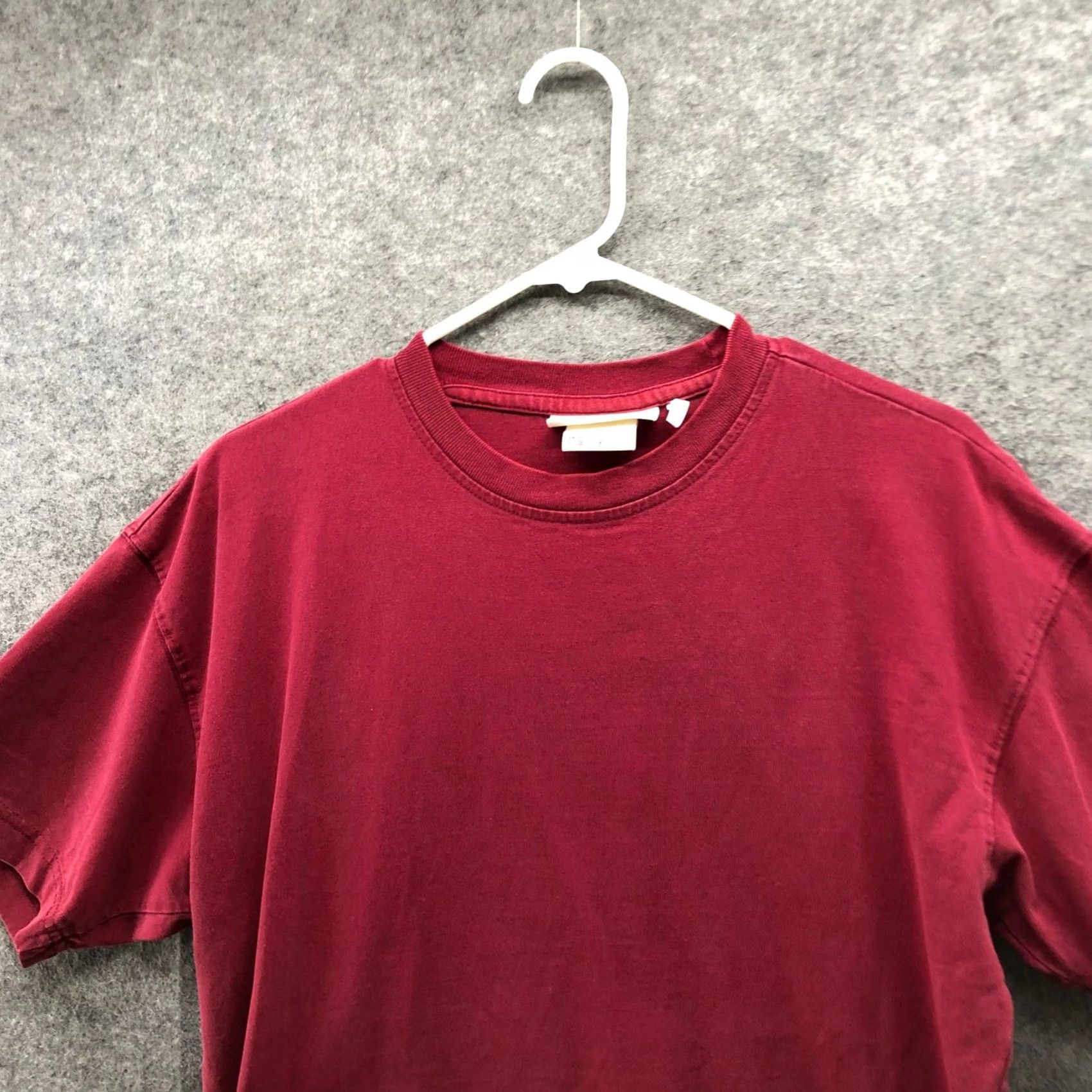H&M HM Basic T-Shirt Mens S Short Sleeve Crewneck Red Cotton Shirt Mens S Size US S / EU 44-46 / 1 - 3 Thumbnail