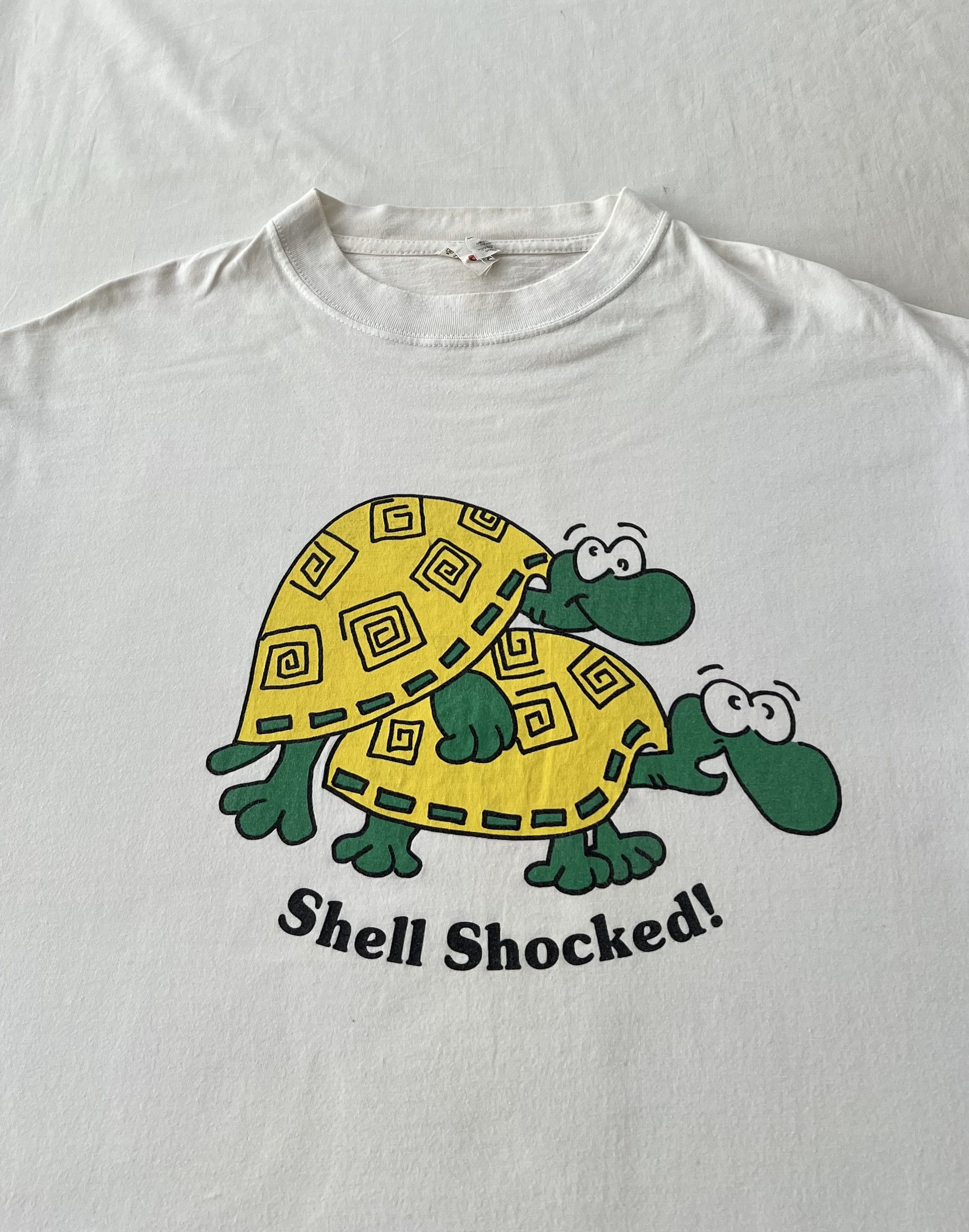 Vintage Vintage 90s Sex Turtles Sex Positions Shell Shocked T-shirt Size US L / EU 52-54 / 3 - 3 Thumbnail