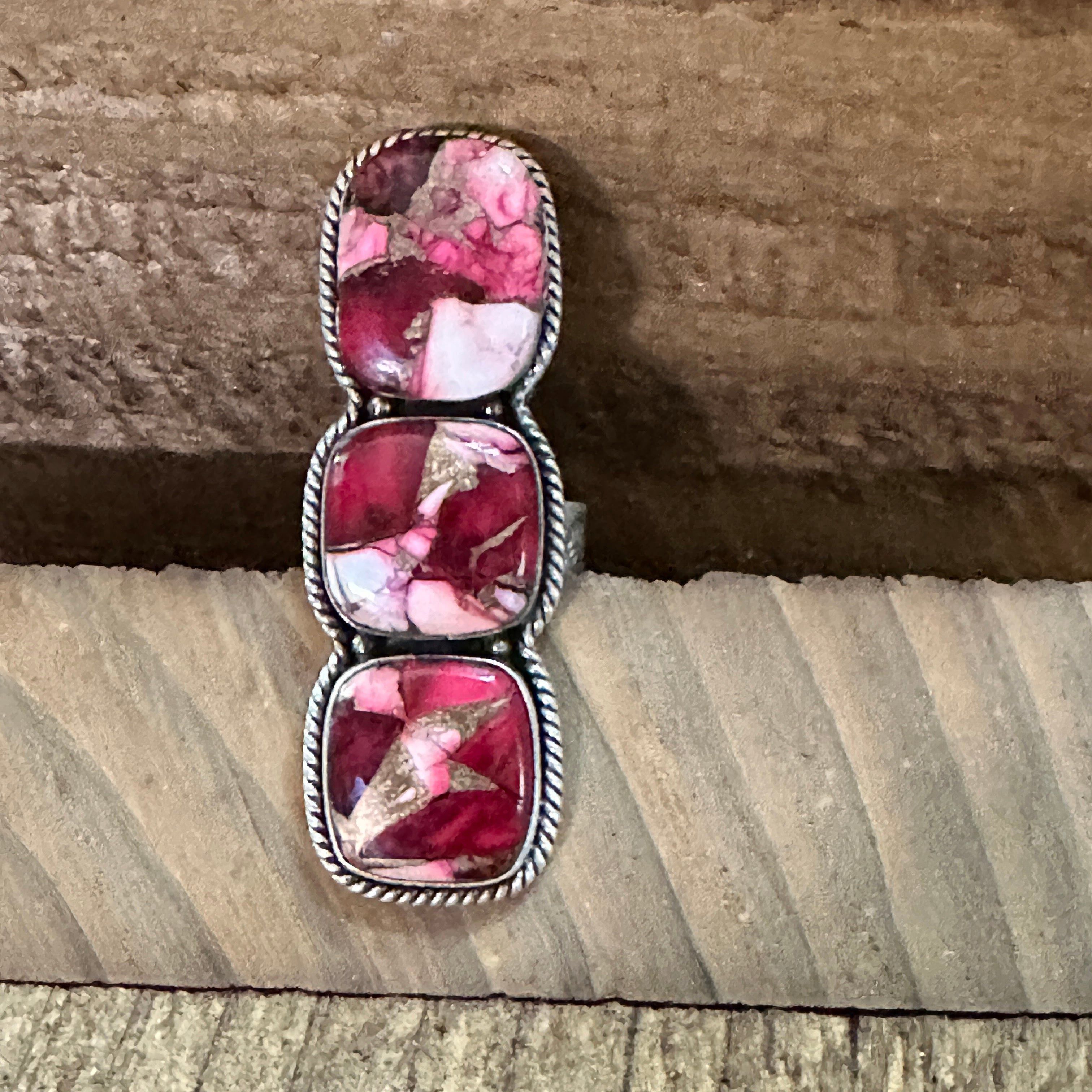 Other Handmade Sterling Silver Dahlia Rose Adjustable Ring by Nizh Size ONE SIZE - 1 Thumbnail