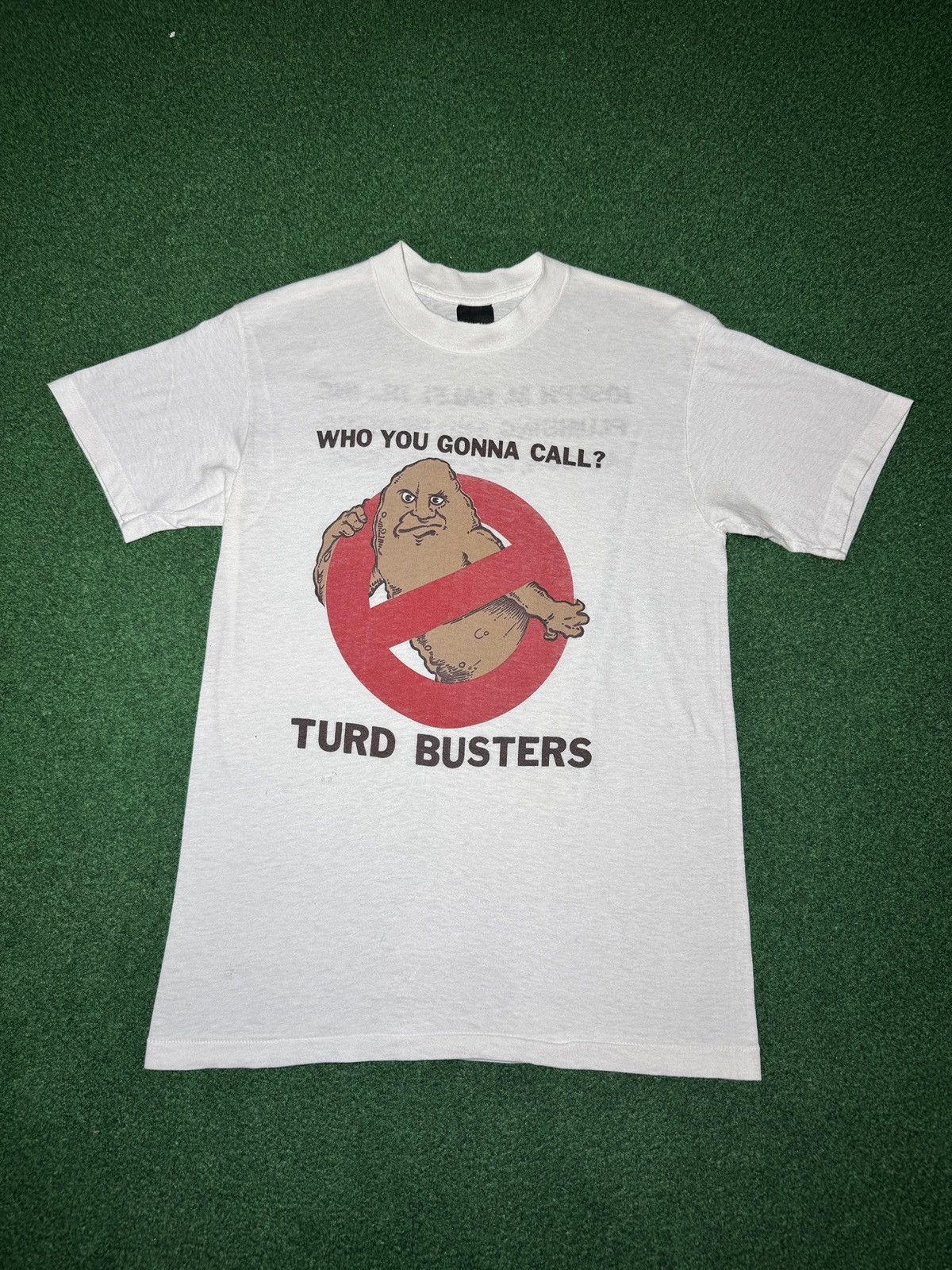 Vintage Vintage 80s Turd Busters Ghostbusters Spoof Large T Shirt Size US L / EU 52-54 / 3 - 1 Thumbnail