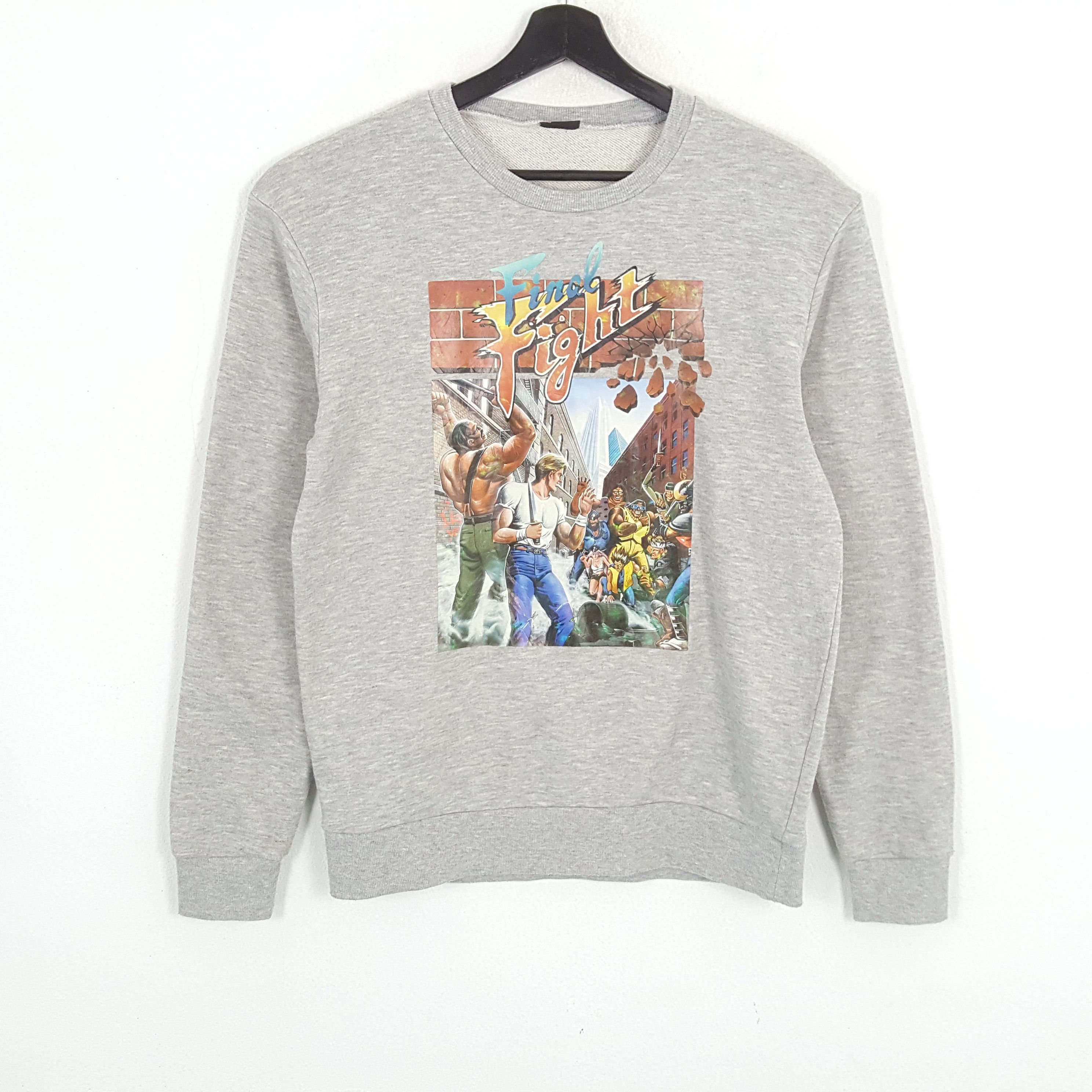 Playstation × The Game × Vintage FINAL FIGHT Capcom Video Games Promo Style Sweatshirt Size US M / EU 48-50 / 2 - 1 Thumbnail