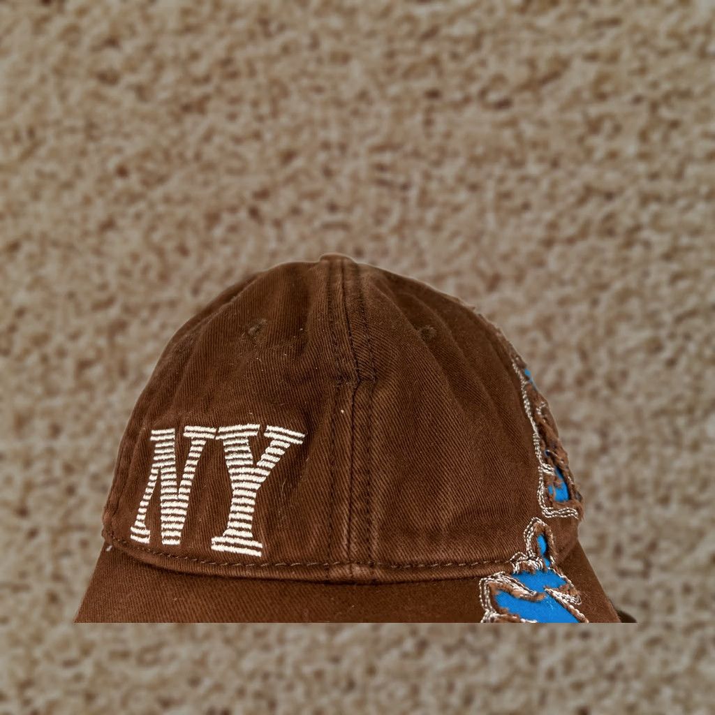 Vintage Robin Ruth New York Hat Cap Strap Back One Size Adult Brown 100% Cotton Twill Embroidered Baseball Cap Size ONE SIZE - 1 Thumbnail