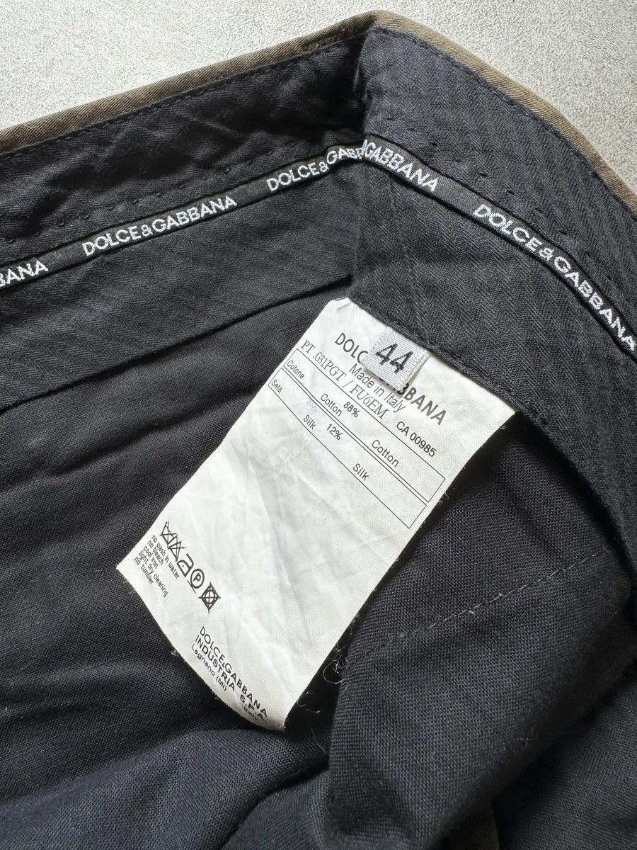 Dolce & Gabbana SS2008 Dolce & Gabbana 25 Pockets Cargo Olive Pants Size US 30 / EU 46 - 6 Thumbnail