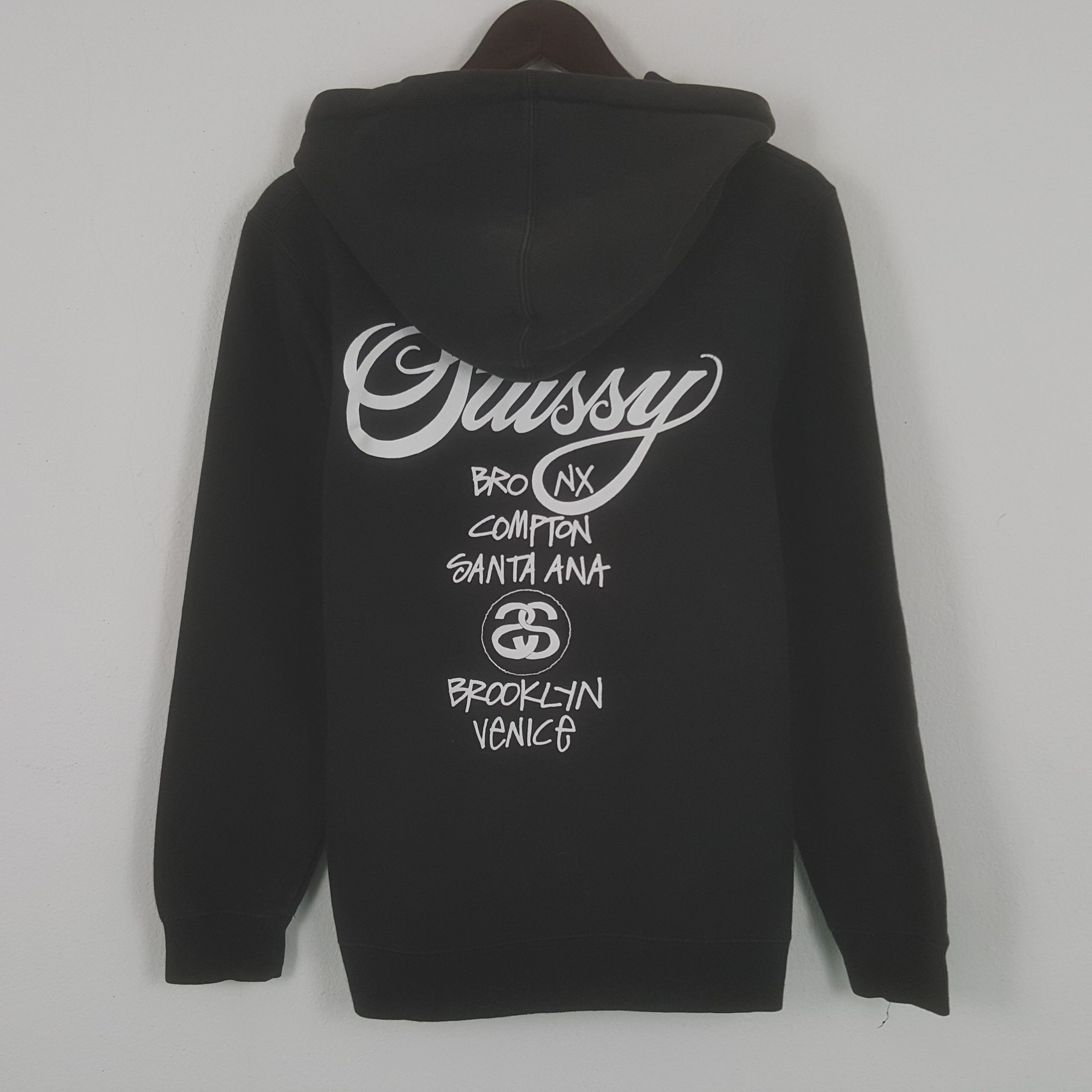 Stussy × Vintage Vintage Stussy Big Logo Sweatshirt Hoodies Size US S / EU 44-46 / 1 - 1 Thumbnail