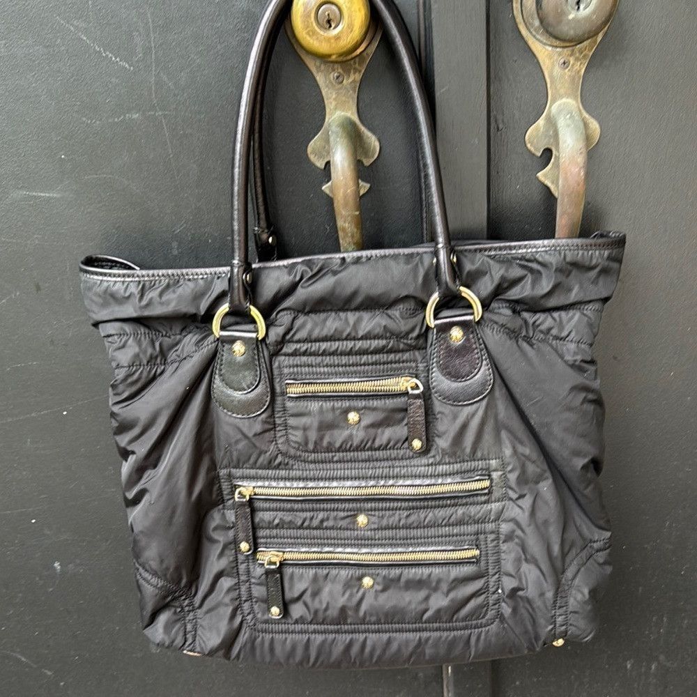 Tod's Tod’s black nylon & leather multi zipper pocket gold hardwa Size ONE SIZE - 1 Thumbnail