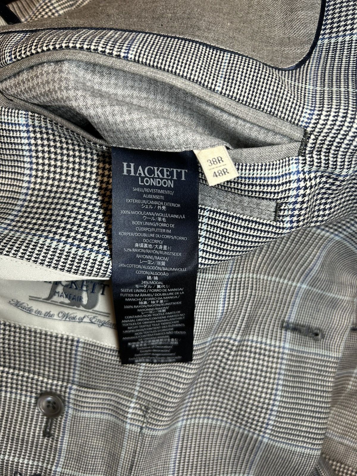 Hackett HACKETT MAYFAIR SPORTCOAT Size 38R - 11 Thumbnail