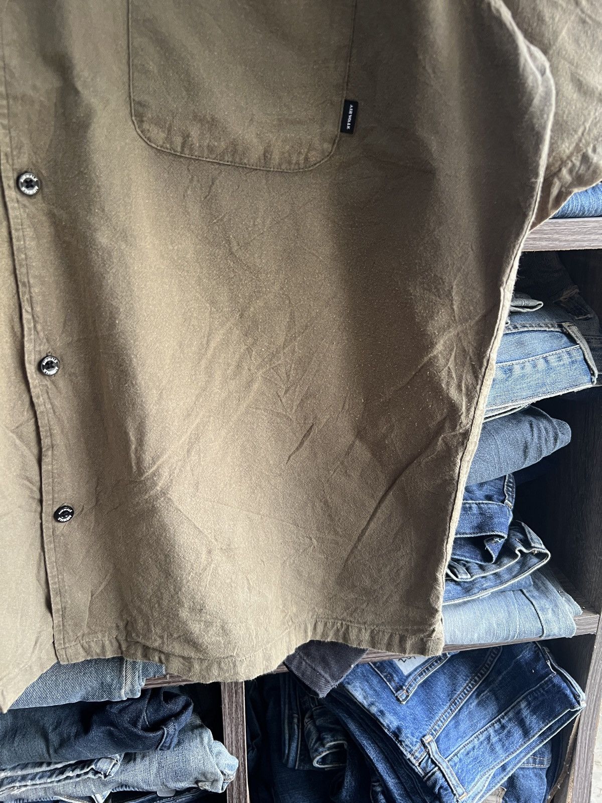Airwalk 🔥Airwalk US Navy Button Up Shirt Size US XL / EU 56 / 4 - 8 Thumbnail